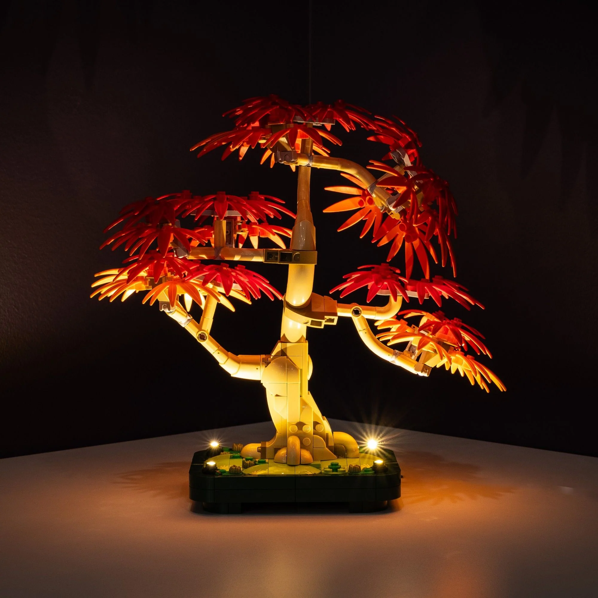 LEGO® Japanese Red Maple Bonsai Tree #10348 DIY Light Bundle - Image 4