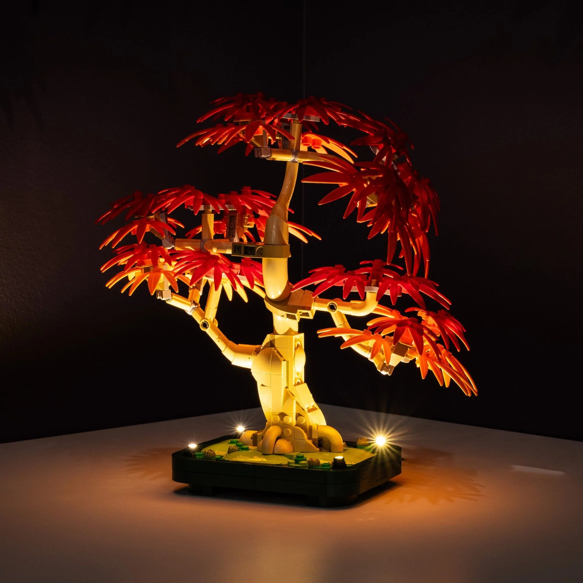 LEGO® Japanese Red Maple Bonsai Tree #10348 DIY Light Bundle - Image 6