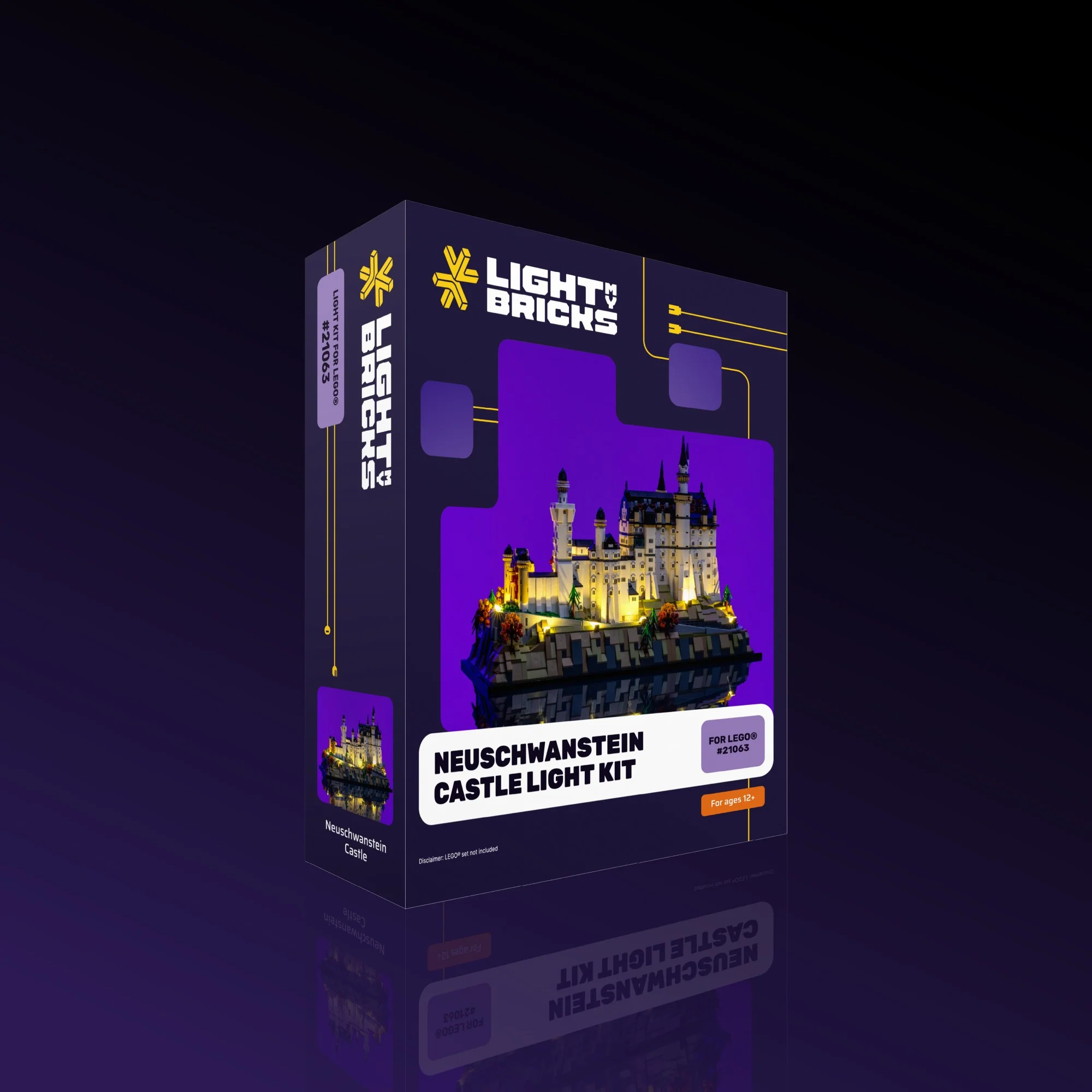 Light Kit for LEGO® Architecture Neuschwanstein Castle #21063 - Image 13