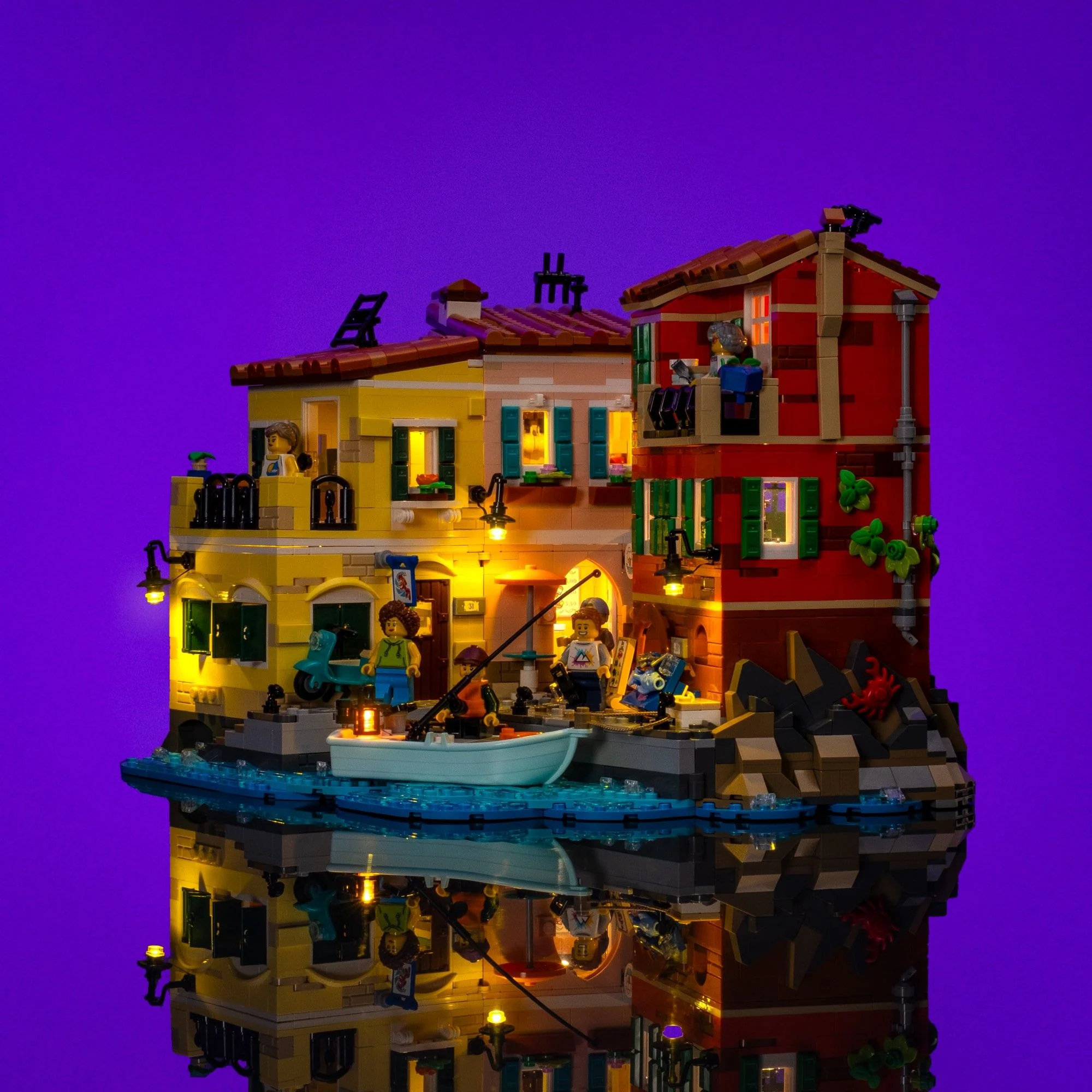 Light Kit for LEGO® Italian Riviera #21359 - Image 11