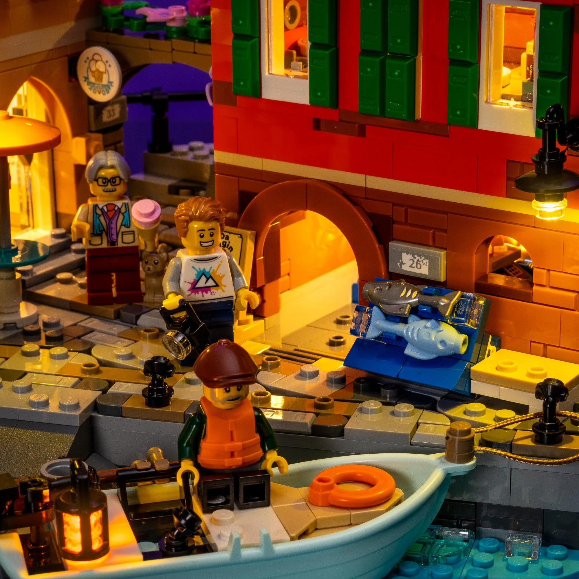 Light Kit for LEGO® Italian Riviera #21359 - Image 9