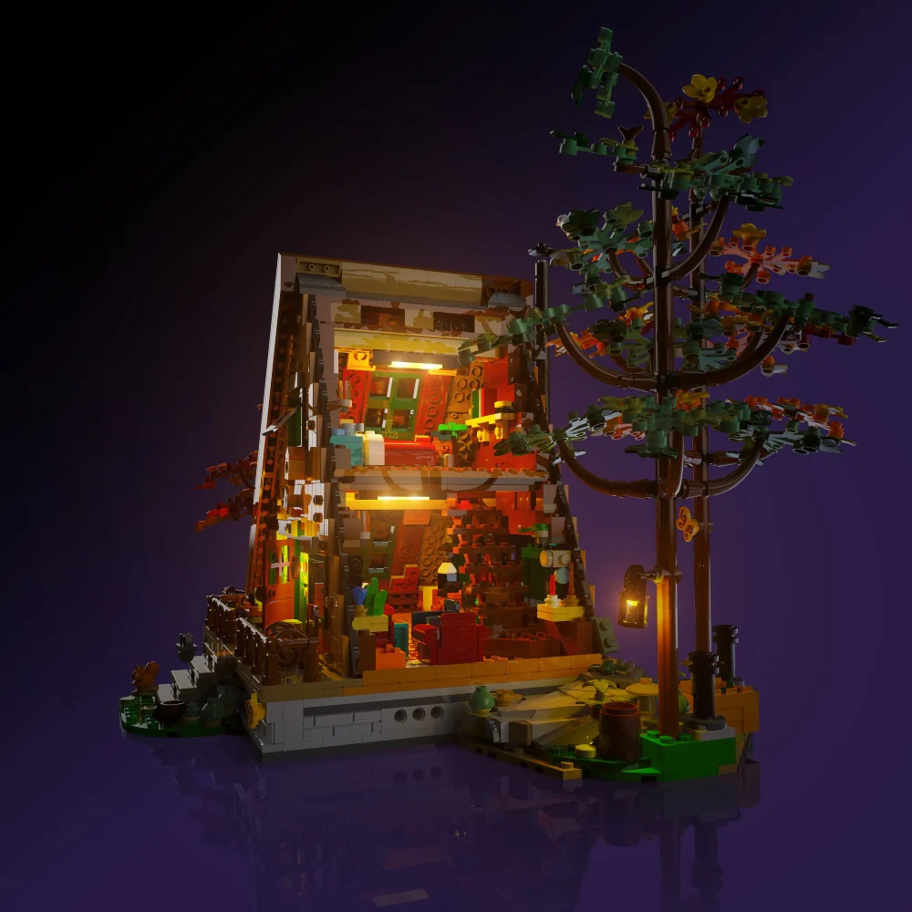 Light Kit for LEGO® A-Frame Cabin #21338 - Image 7