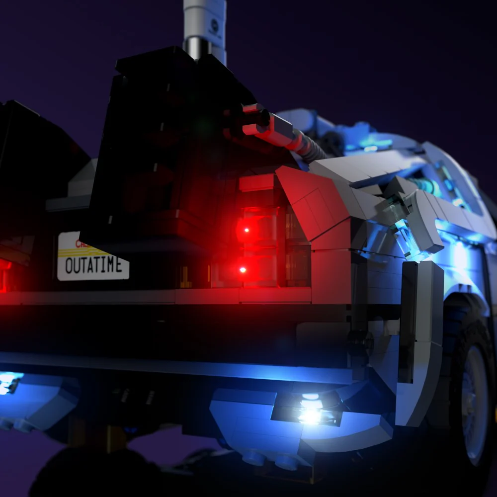 Light Kit for LEGO® Back to the Future Time Machine #10300 - Image 5