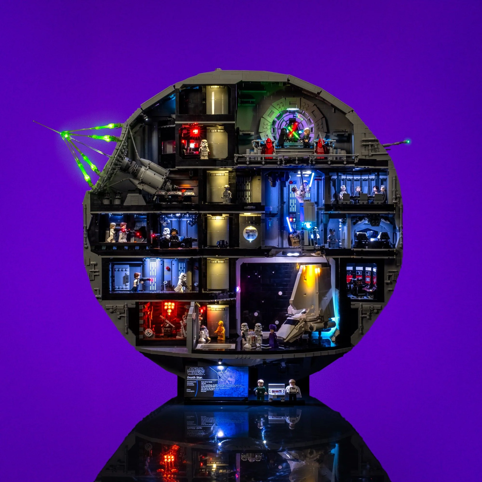 Light Kit for LEGO® Death Star™ #75419 - Image 9