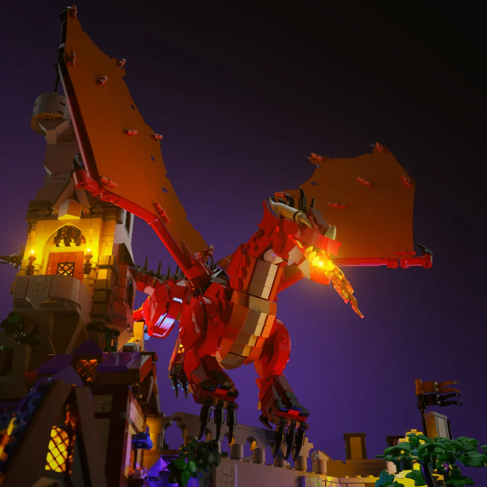 Light Kit for LEGO® Dungeons & Dragons: Red Dragon's Tale #21348 - Image 7
