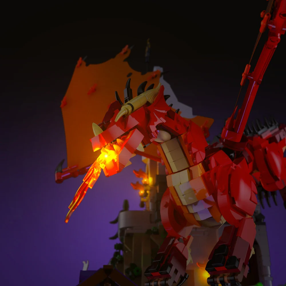 Light Kit for LEGO® Dungeons & Dragons: Red Dragon's Tale #21348 - Image 8