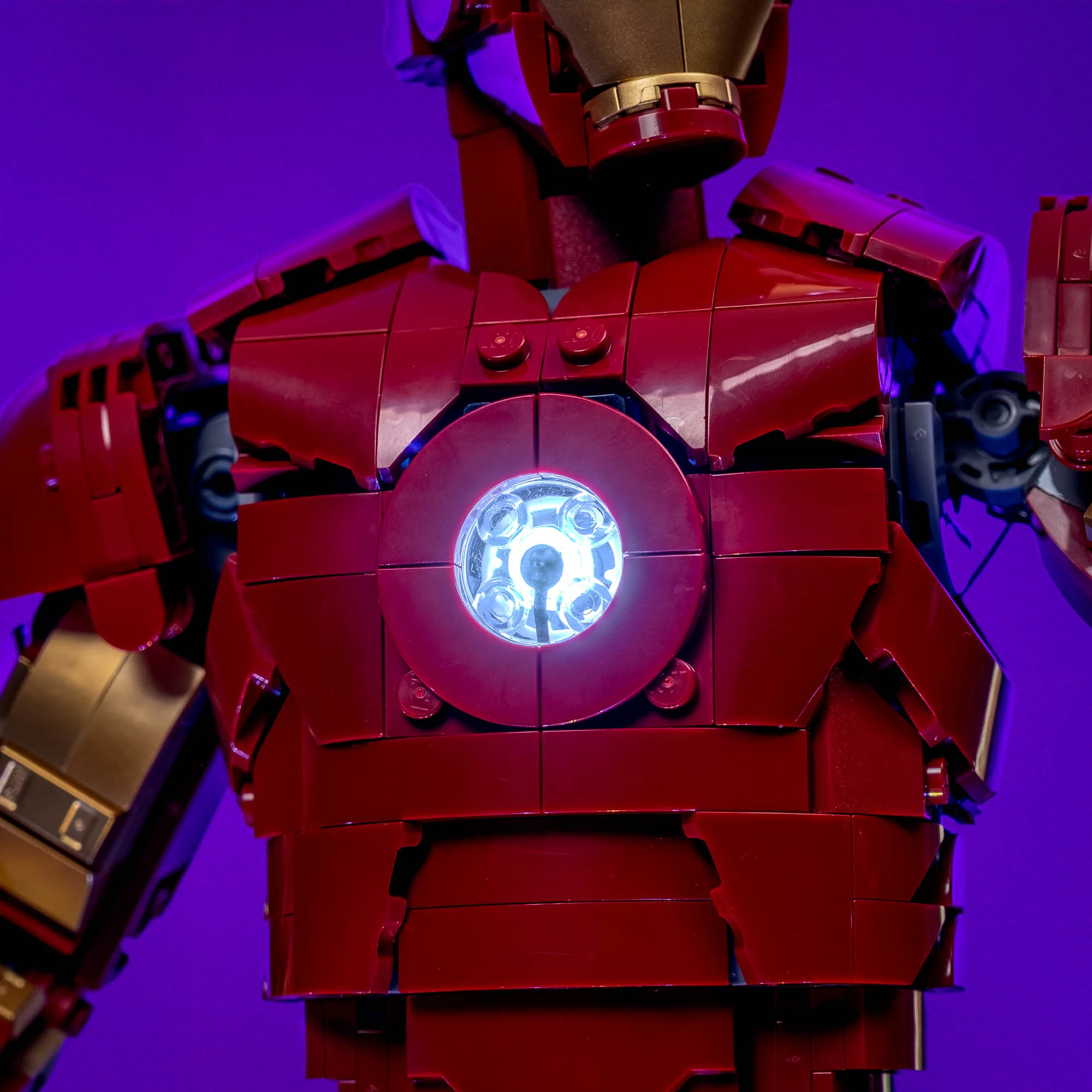 Light Kit for LEGO® Iron Man Mark 3 Collectors' Edition #76344 - Image 3