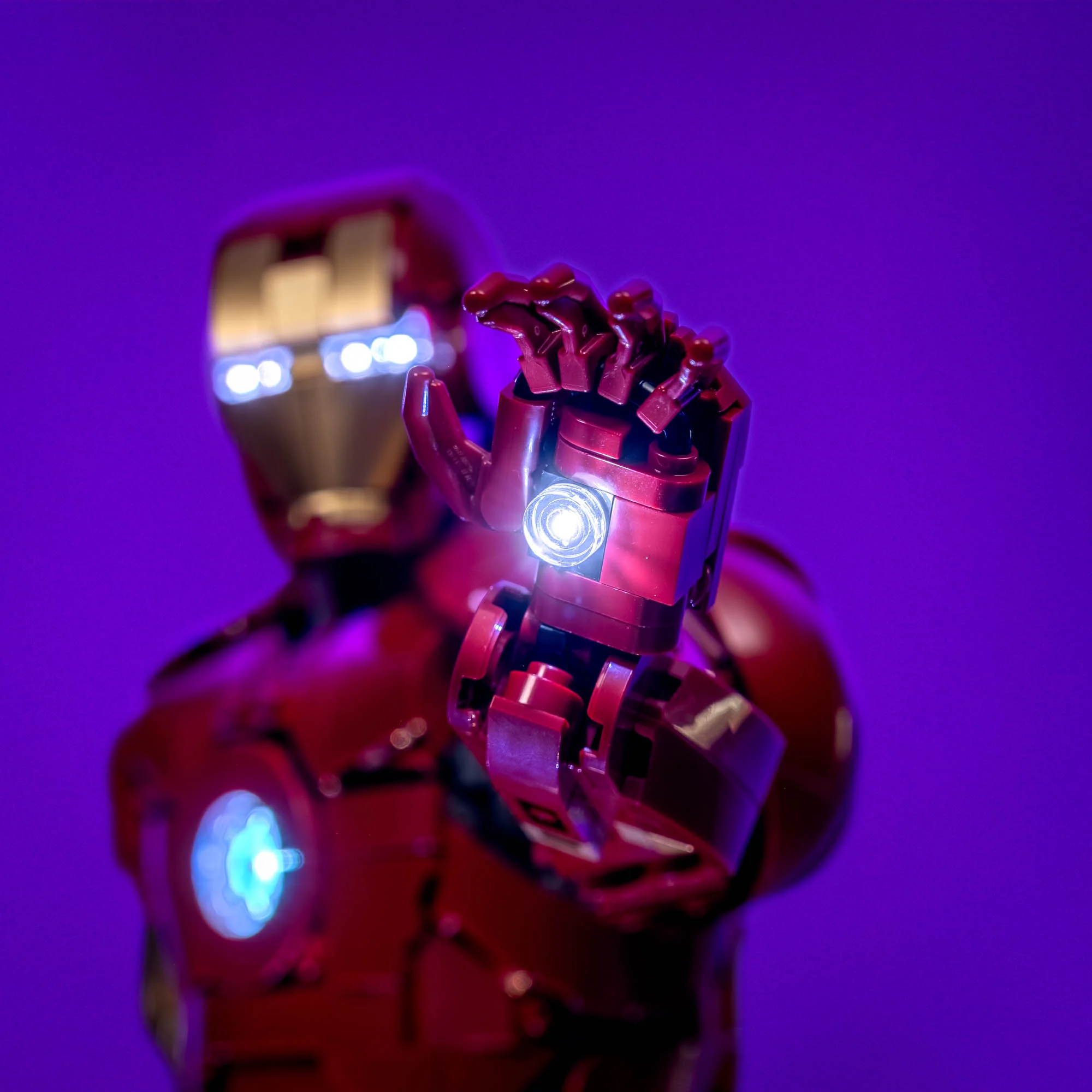 Light Kit for LEGO® Iron Man Mark 3 Collectors' Edition #76344 - Image 6