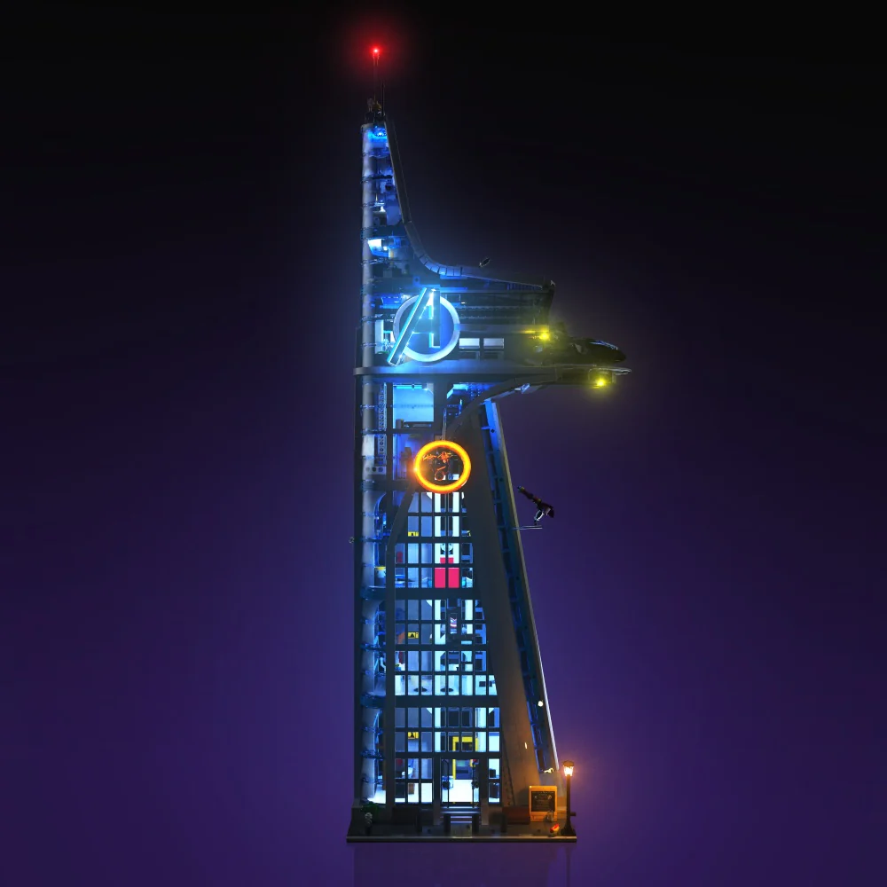 Light Kit for LEGO® Marvel Avengers Tower #76269 - Image 3