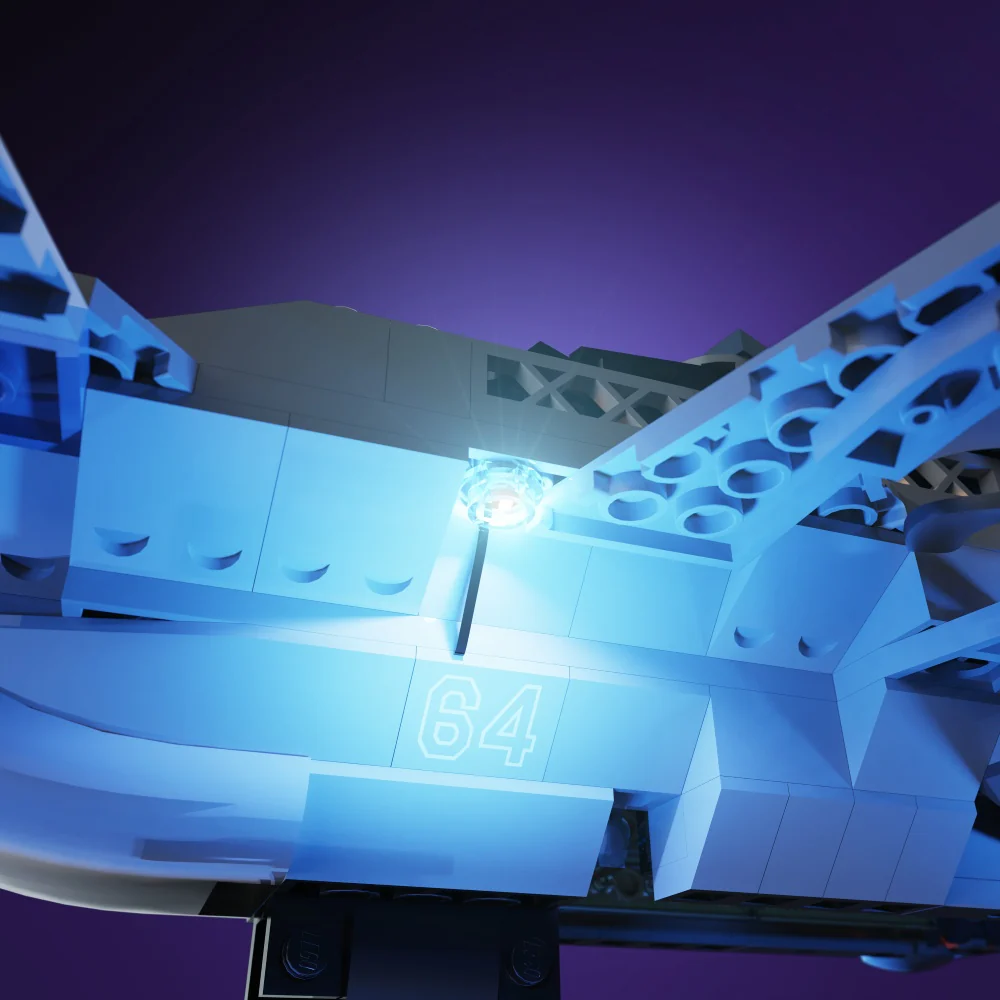 Light Kit for LEGO® Marvel The Avengers Helicarrier #76295 - Image 8