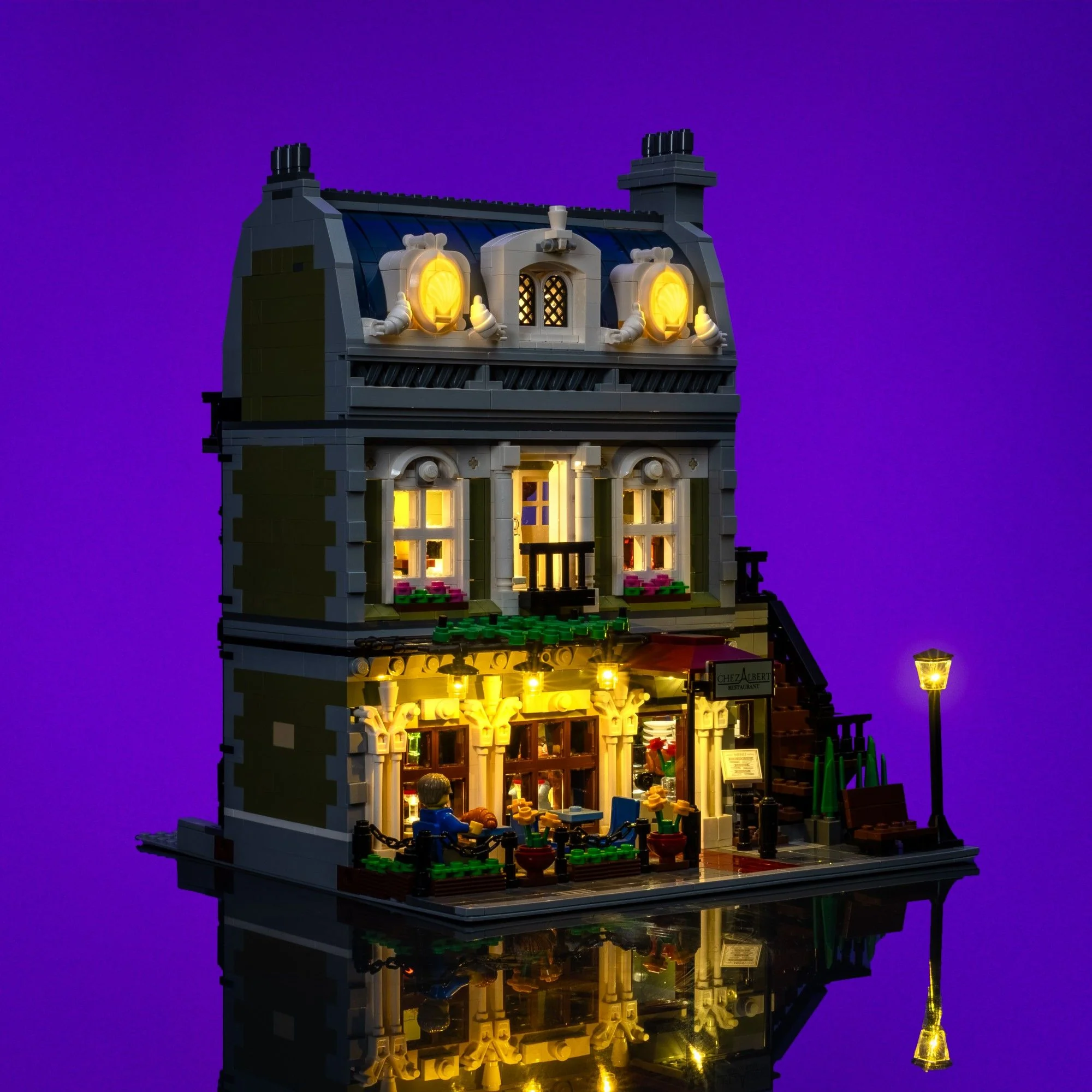 Light Kit for LEGO® Parisian Restaurant #10243 - Image 11