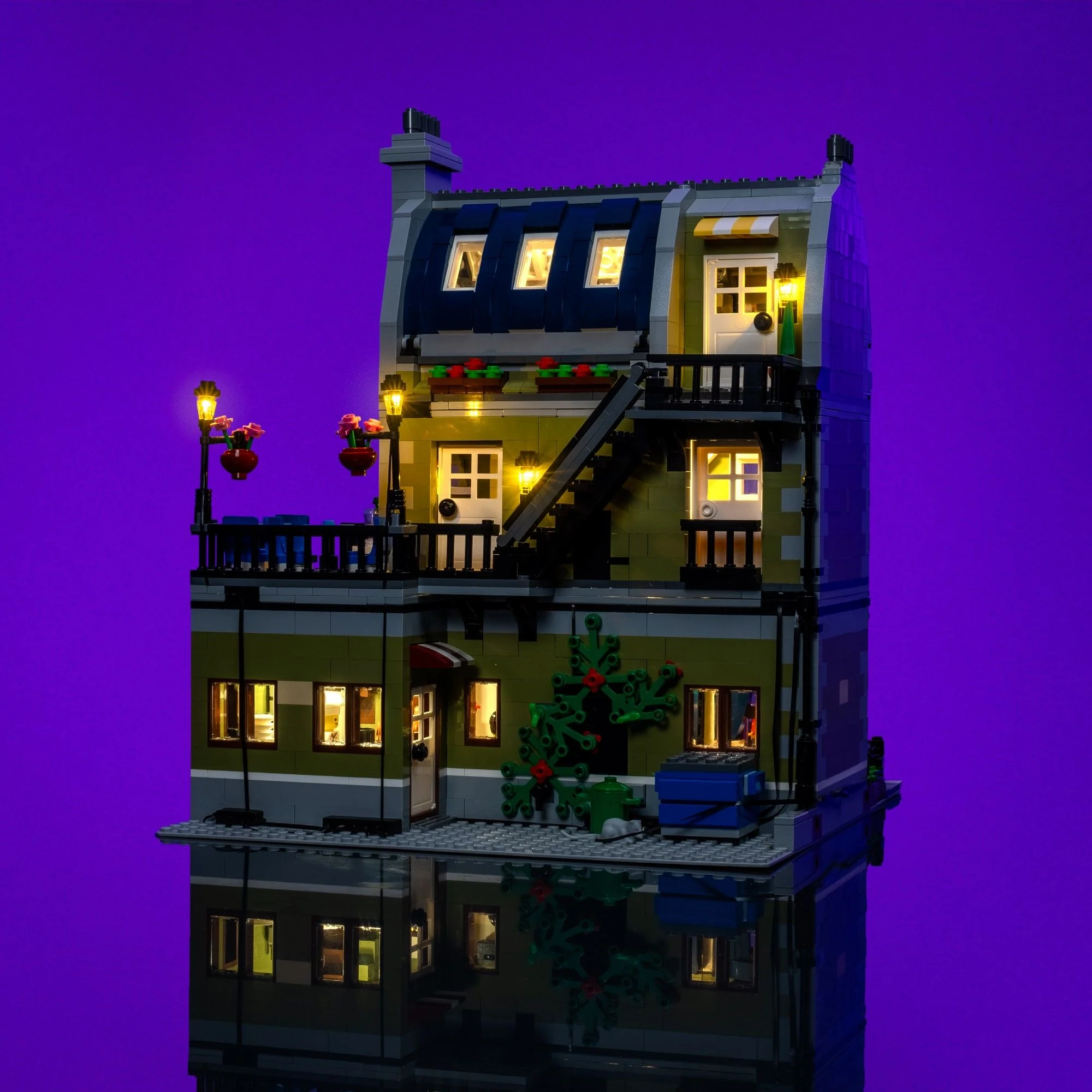 Light Kit for LEGO® Parisian Restaurant #10243 - Image 14
