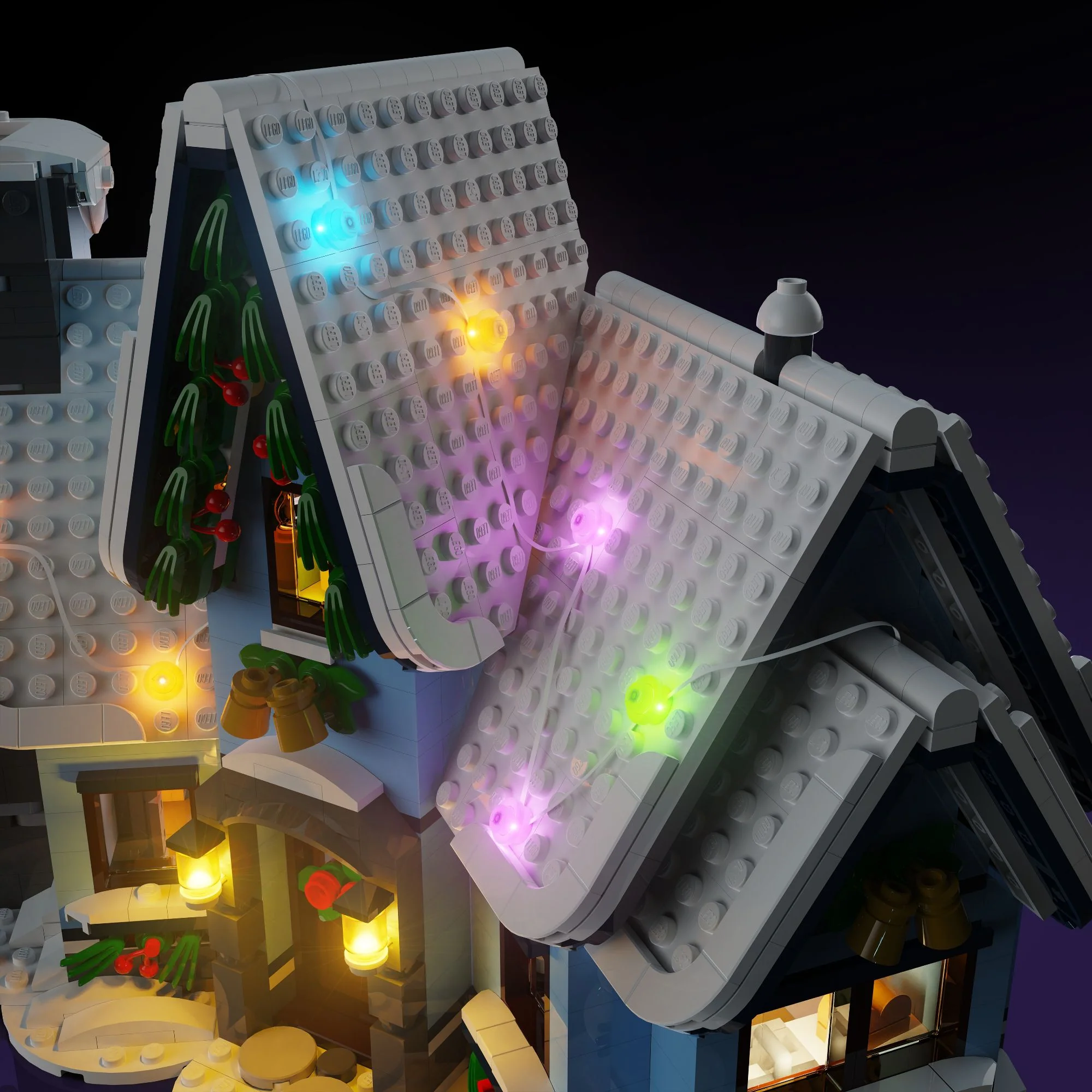Light Kit for LEGO® Santa's Visit #10293 - Image 7