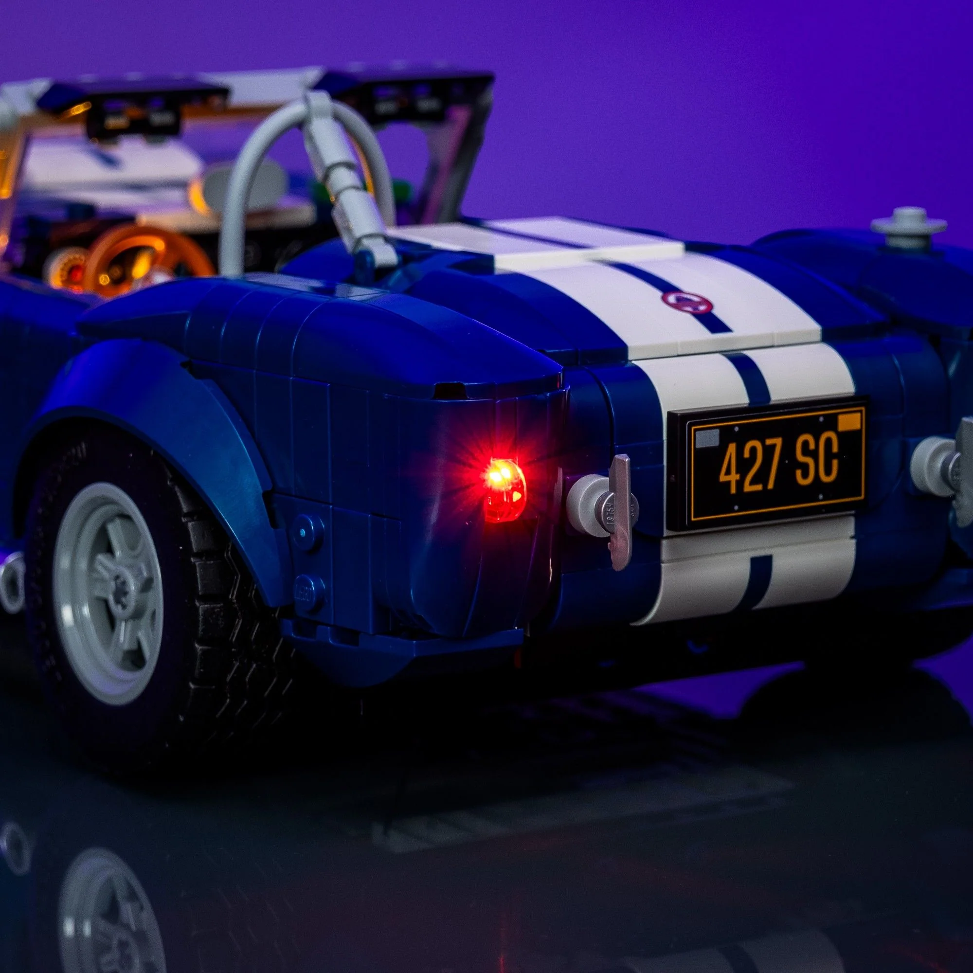 Light Kit for LEGO® Shelby Cobra 427 S/C #10357 - Image 8