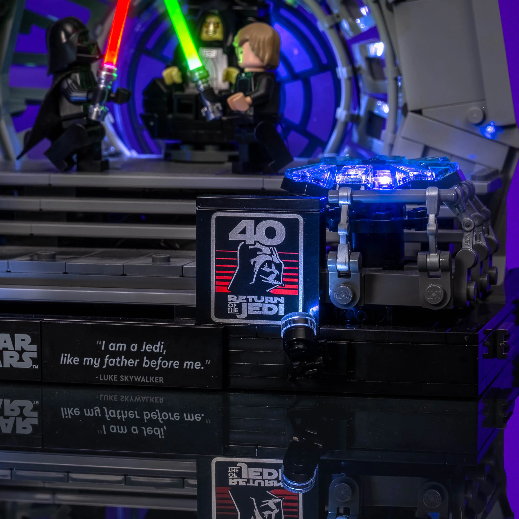 Light Kit for LEGO® Star Wars Emperor's Throne Room Diorama #75352 - Image 4