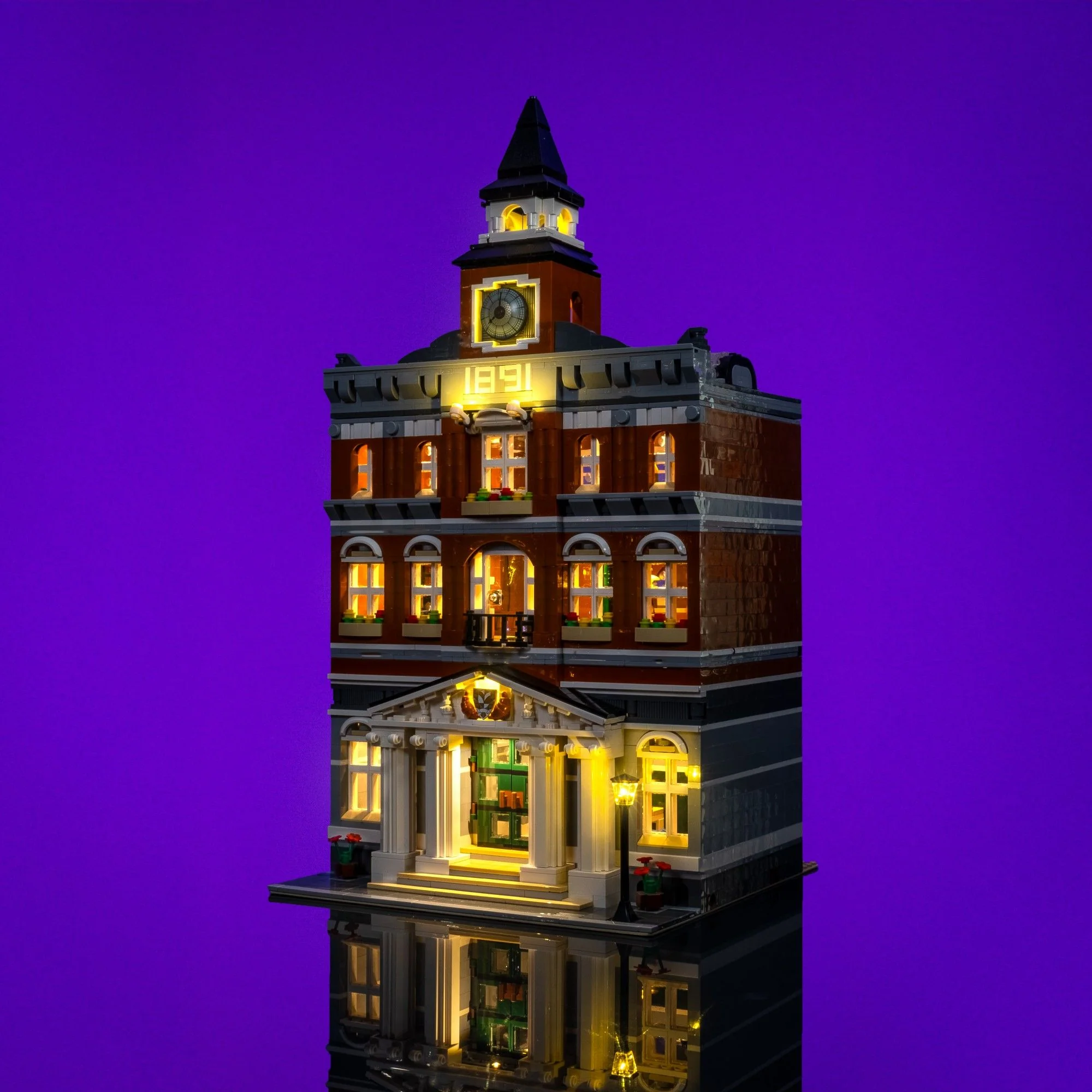 Light Kit for LEGO® Town Hall #10224 - Image 12