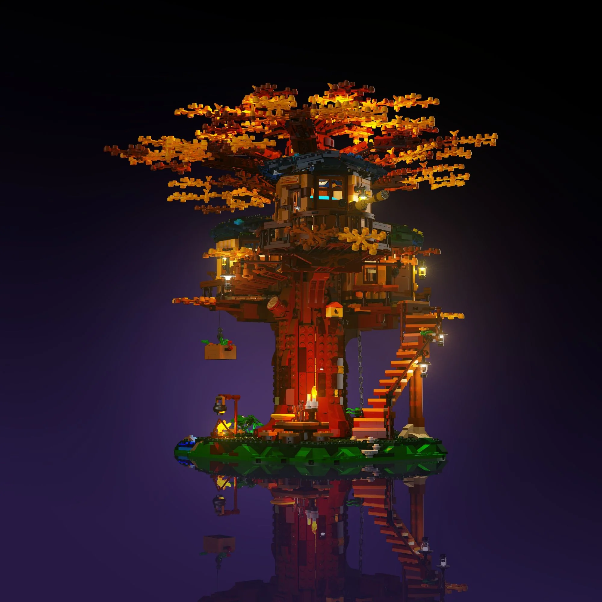 Light Kit for LEGO® Tree House #21318 - Image 11