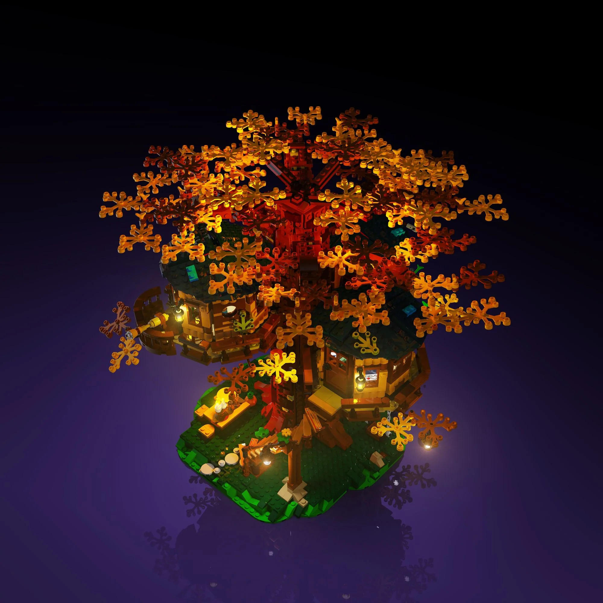Light Kit for LEGO® Tree House #21318 - Image 13