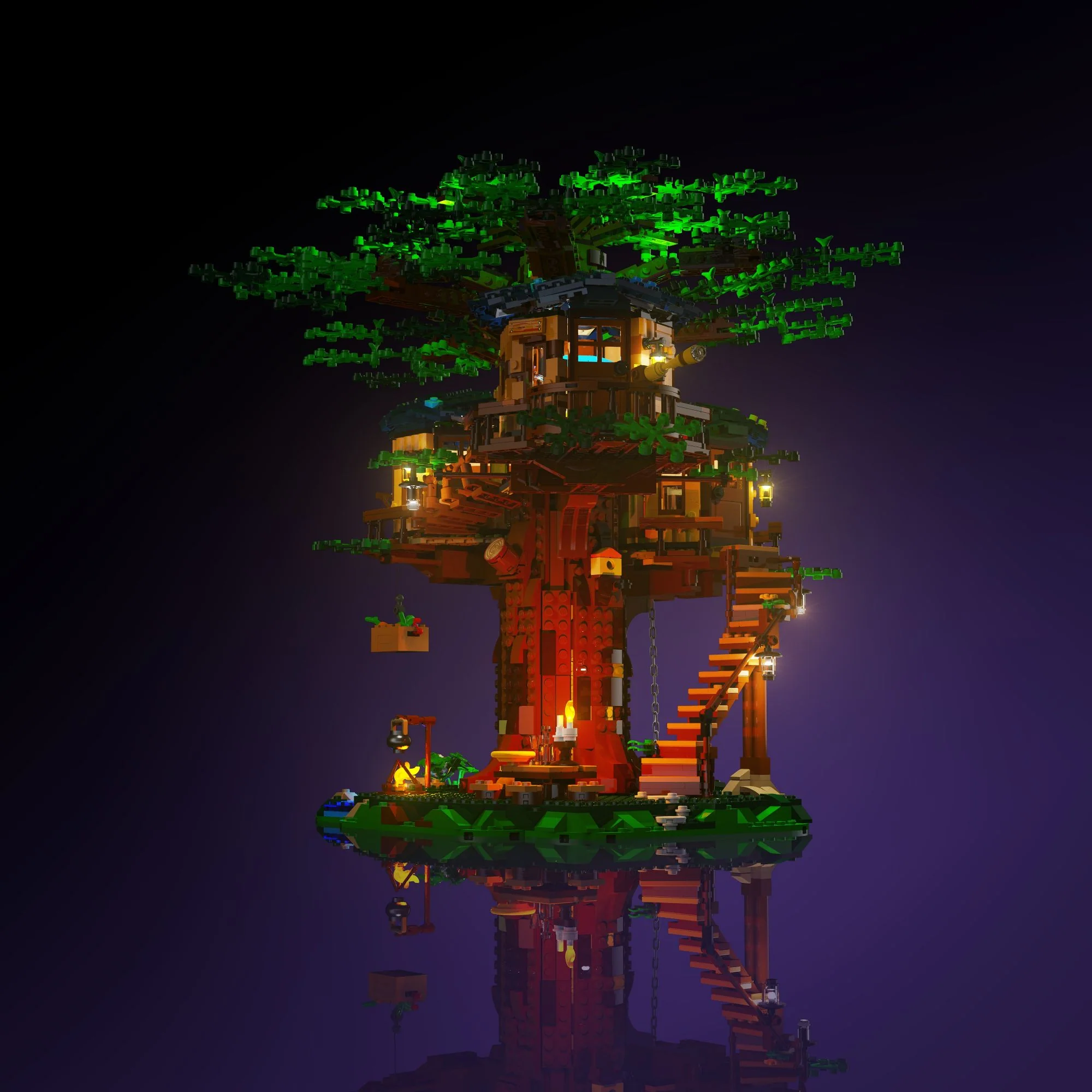 Light Kit for LEGO® Tree House #21318 - Image 14