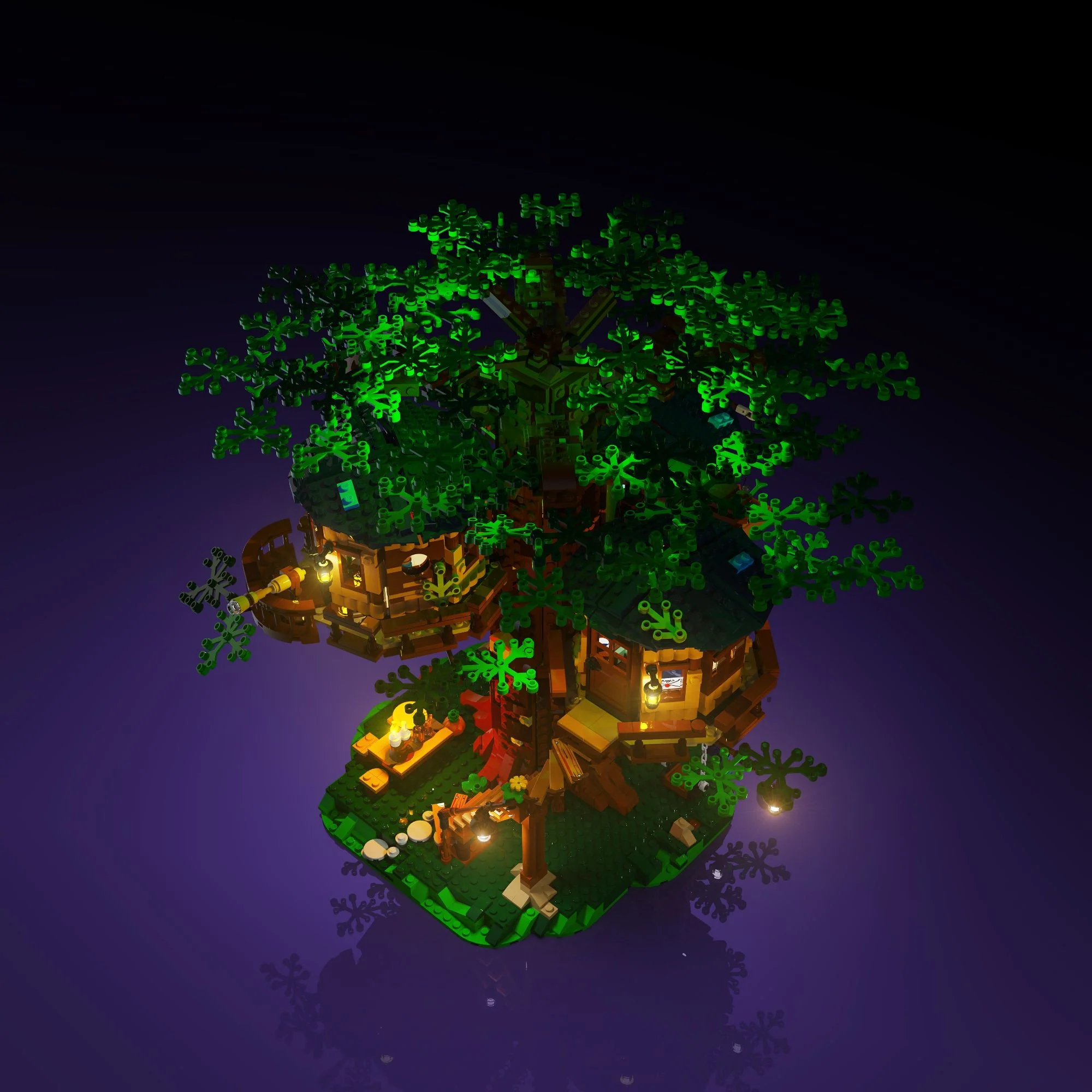 Light Kit for LEGO® Tree House #21318 - Image 16