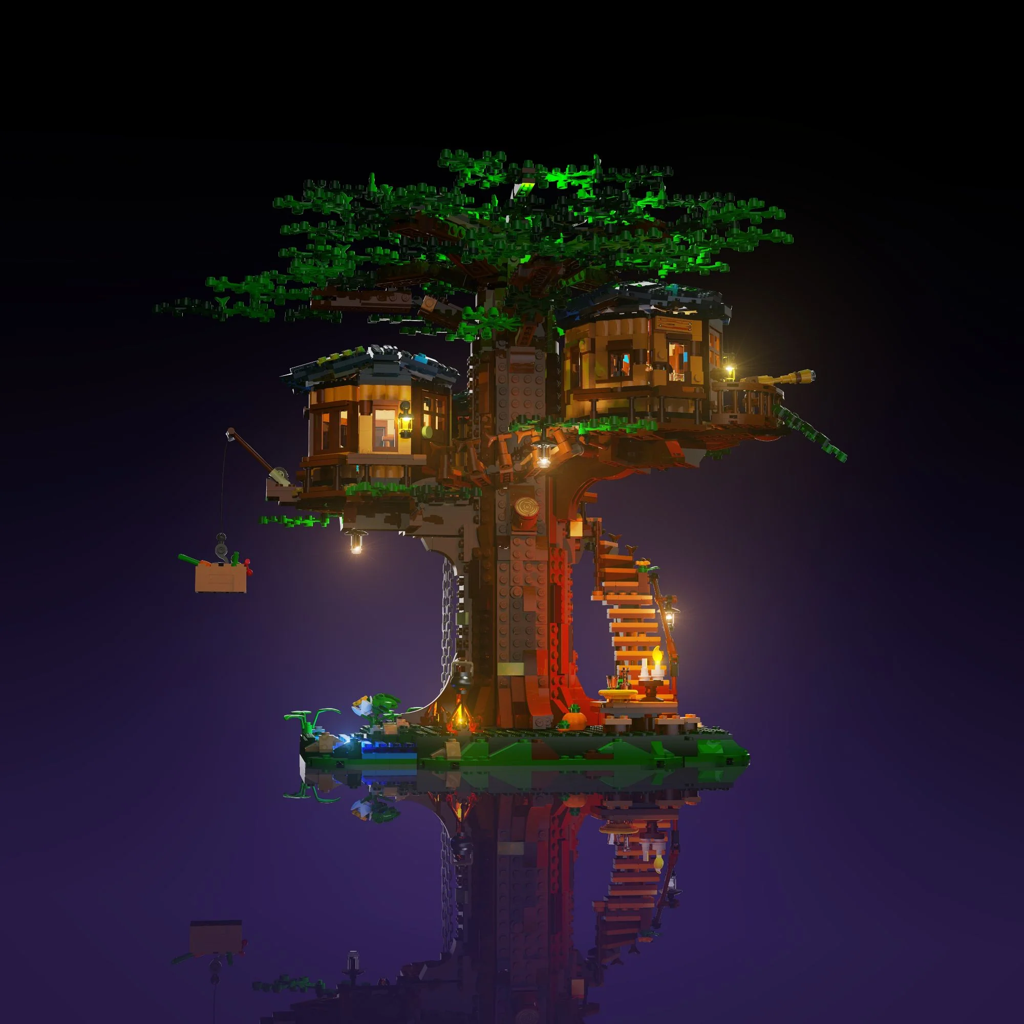 Light Kit for LEGO® Tree House #21318 - Image 3