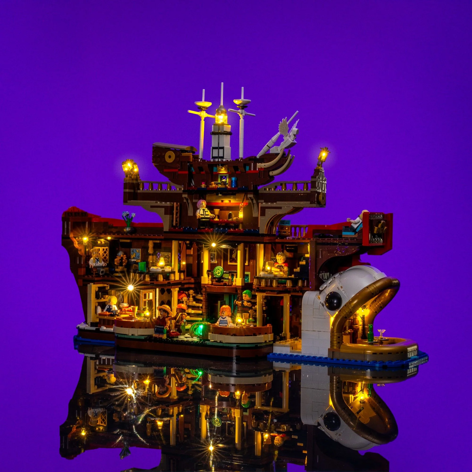 Light Kit for LEGO® ONE PIECE The Baratie Floating Restaurant #75640 - Image 14