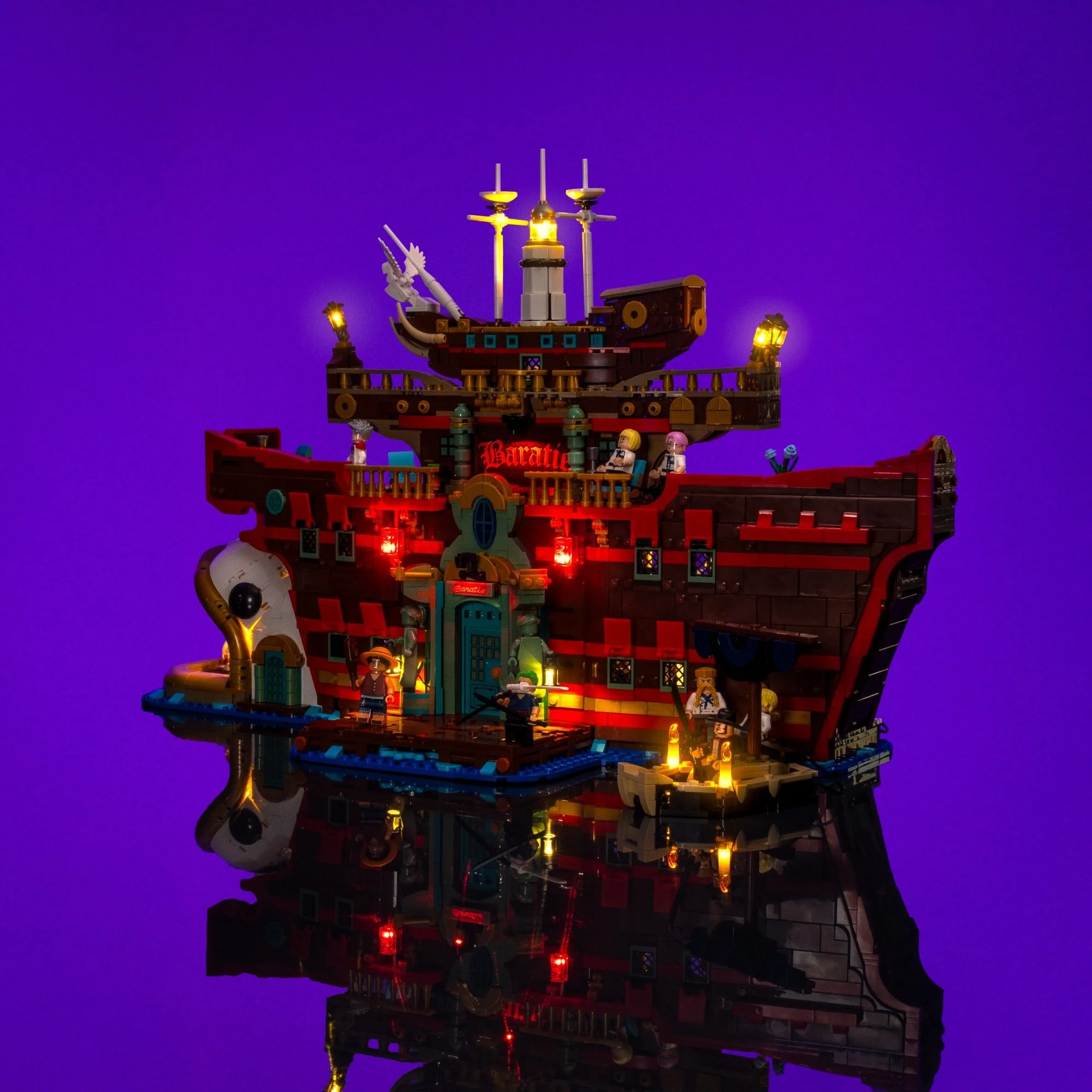 Light Kit for LEGO® ONE PIECE The Baratie Floating Restaurant #75640 - Image 17
