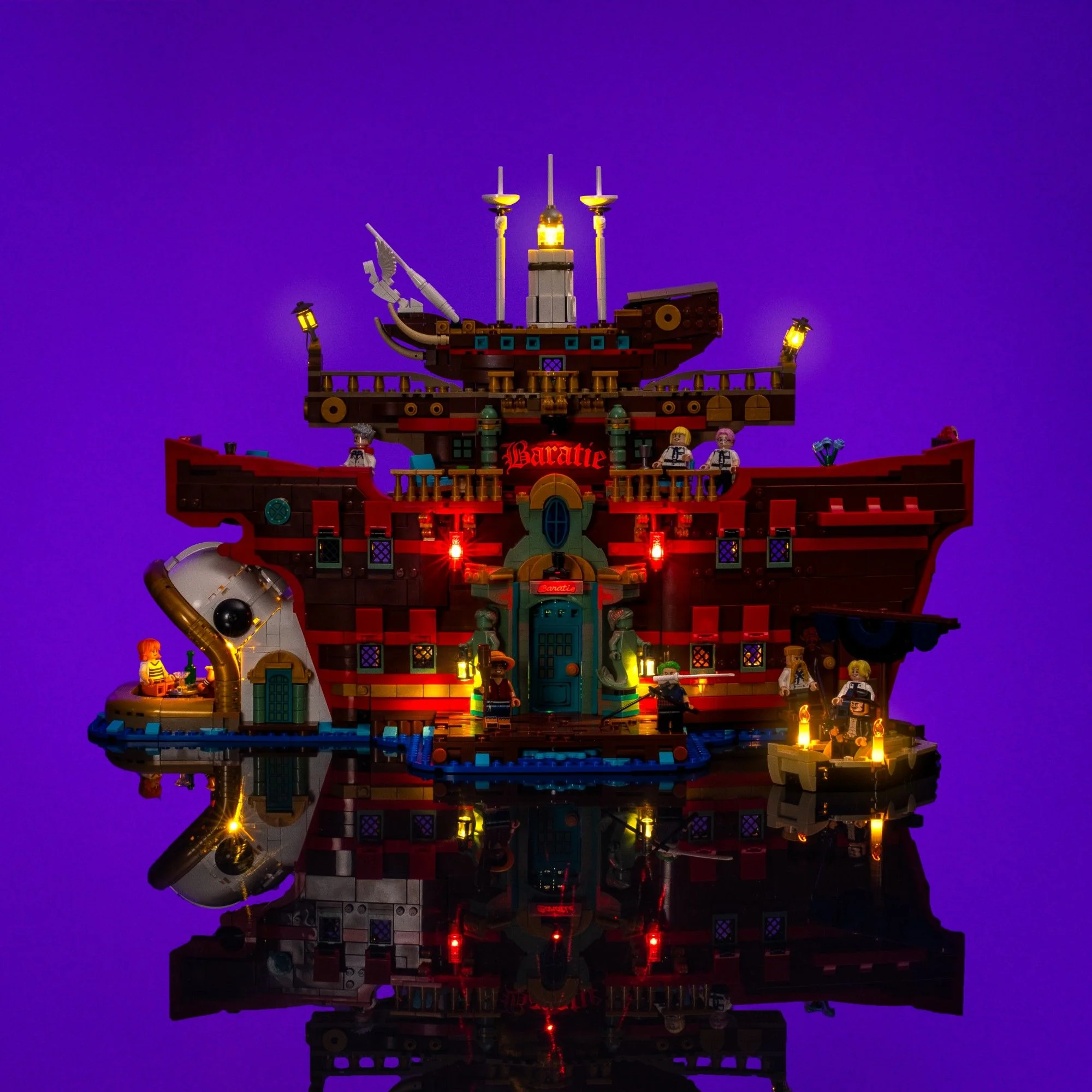 Light Kit for LEGO® ONE PIECE The Baratie Floating Restaurant #75640 - Image 6