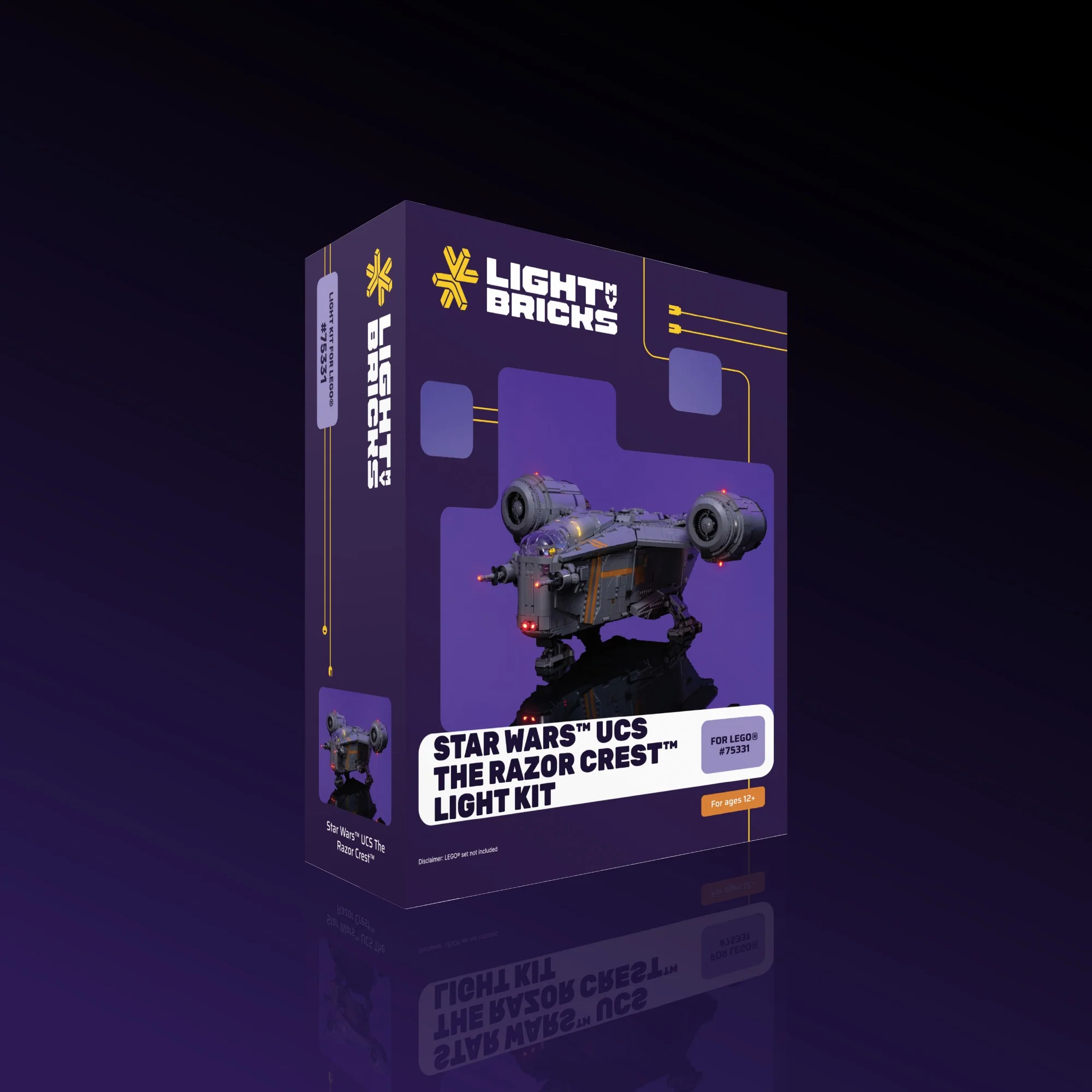 Light Kit for LEGO® Star Wars™ The Razor Crest™ #75331 - Image 16