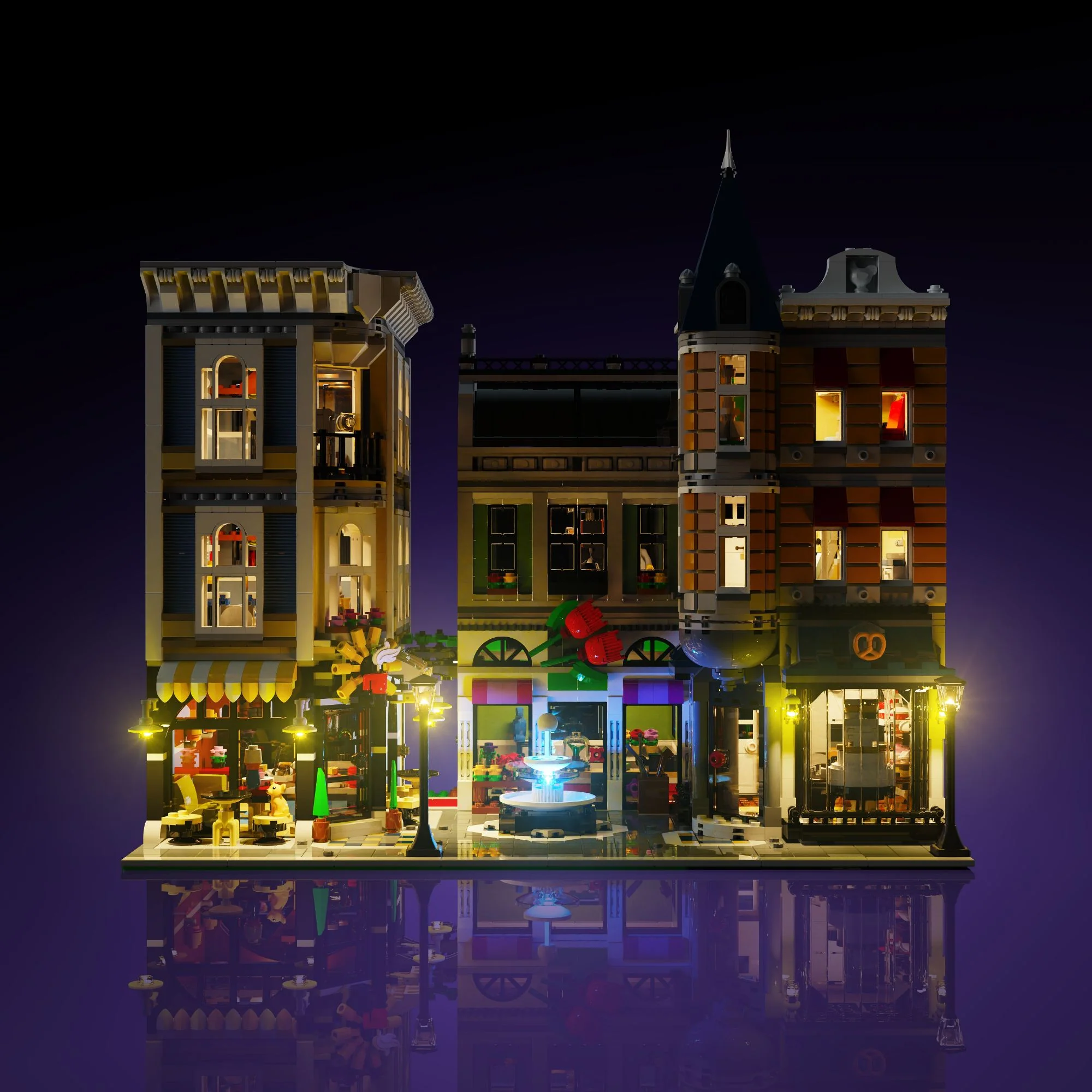 Light Kit for LEGO® Assembly Square #10255 - Image 3