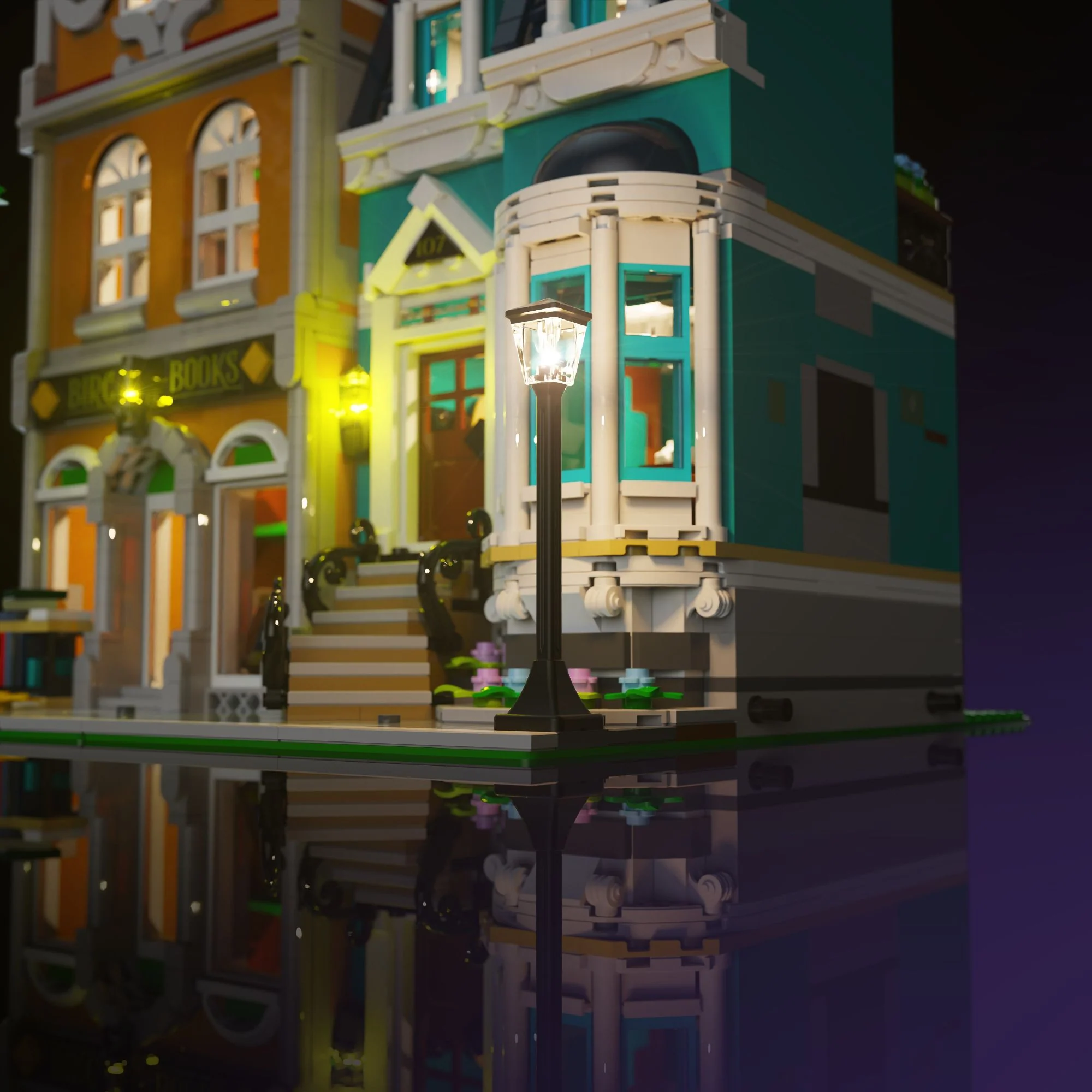 Light Kit for LEGO® Bookshop #10270 - Image 7