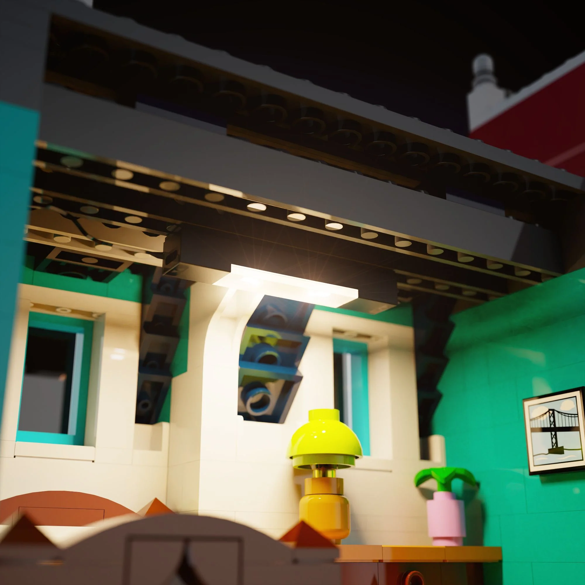 Light Kit for LEGO® Bookshop #10270 - Image 8