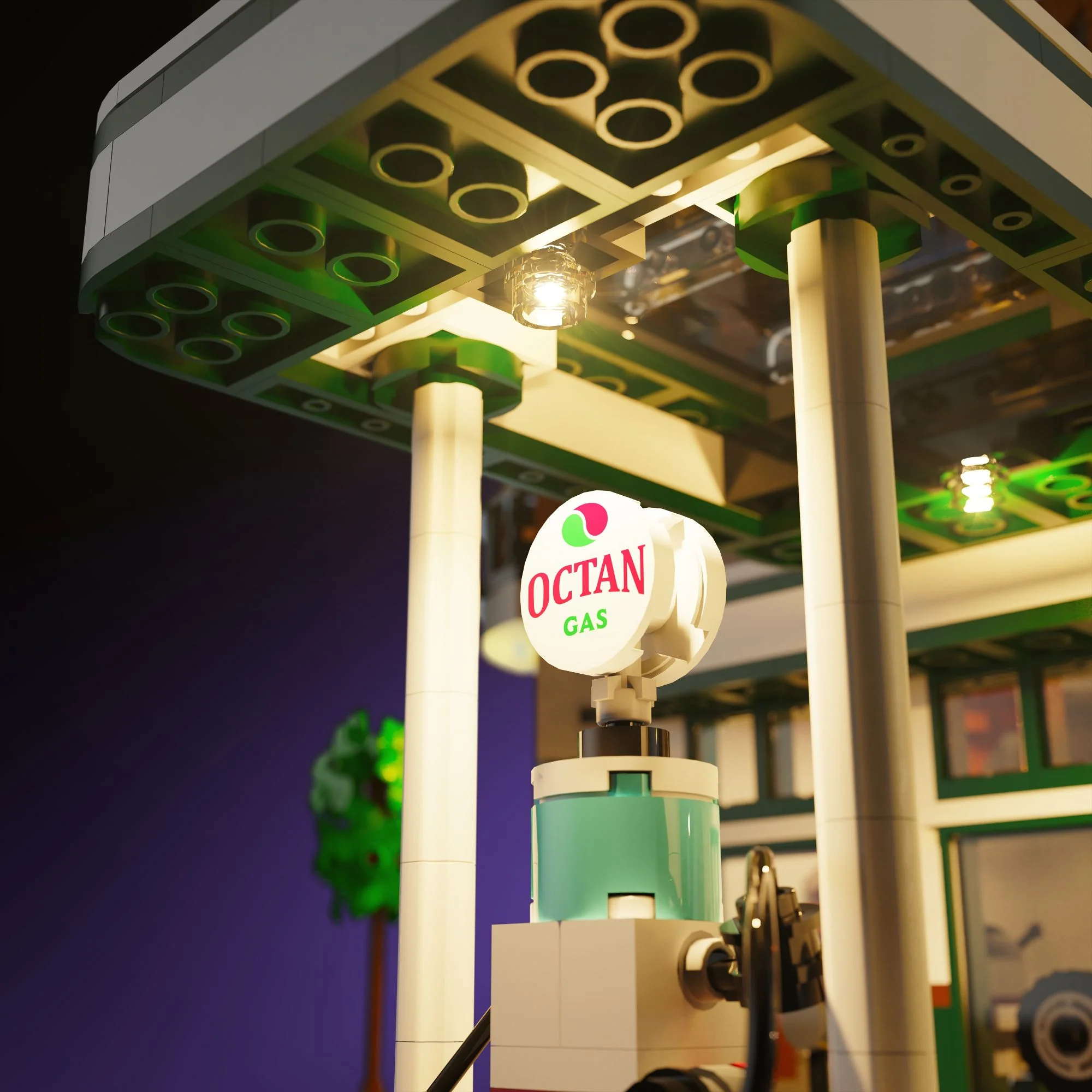 Light Kit for LEGO® Corner Garage #10264 - Image 7