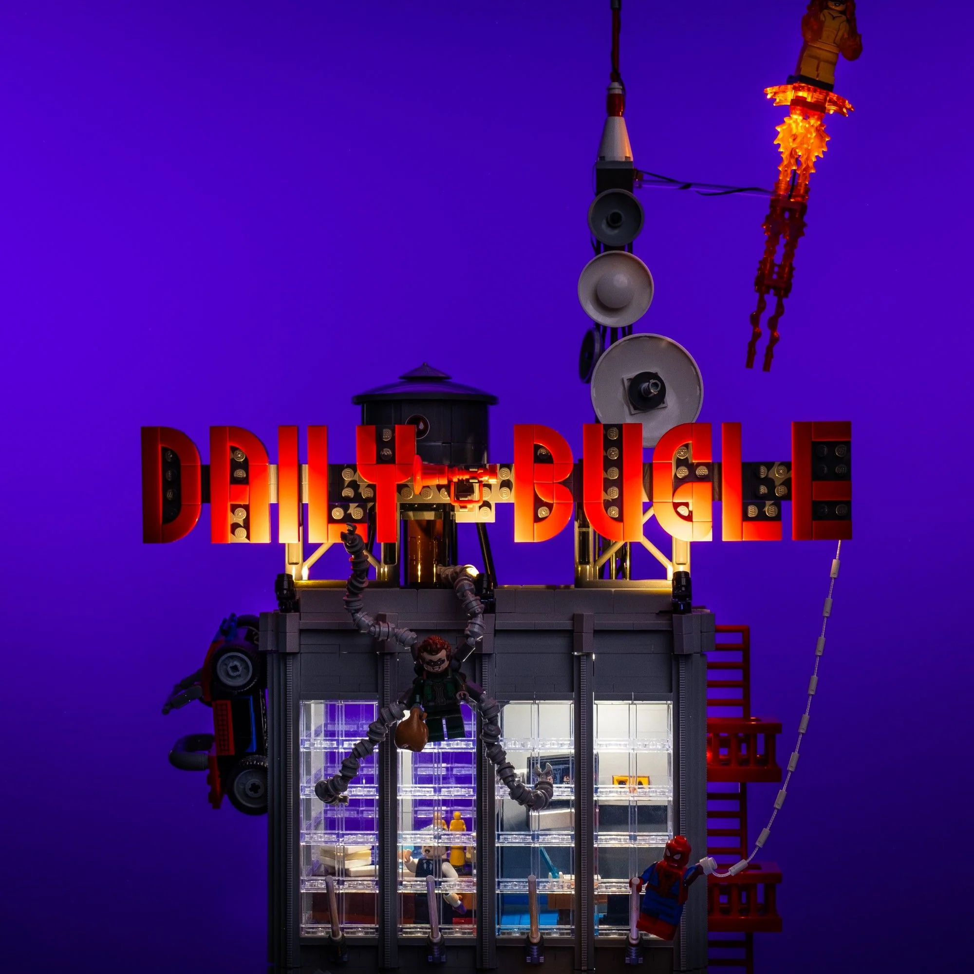 Light Kit for LEGO® Daily Bugle #76178 - Image 3