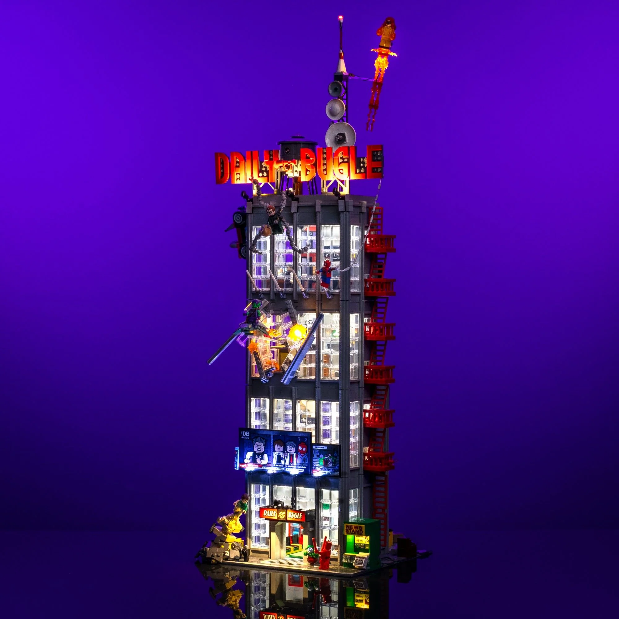 Light Kit for LEGO® Daily Bugle #76178 - Image 6