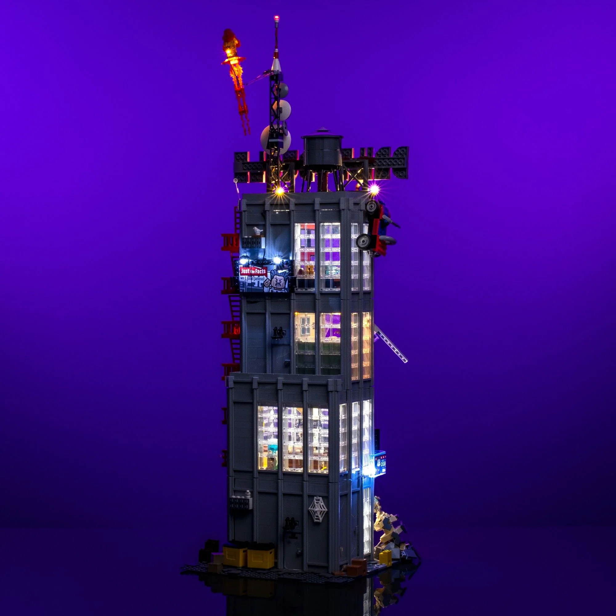 Light Kit for LEGO® Daily Bugle #76178 - Image 9