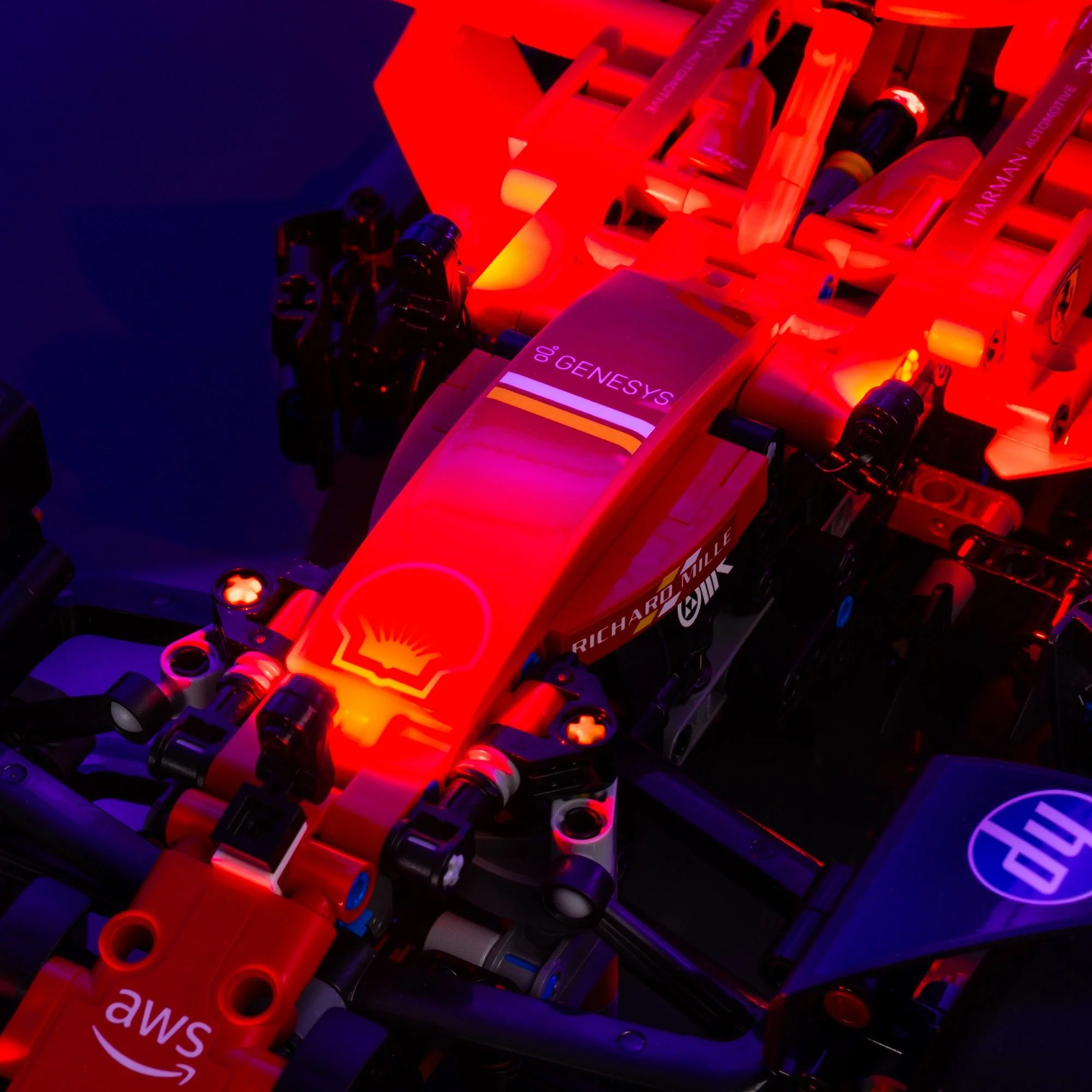 Light Kit for LEGO® Ferrari SF-24 F1 Car #42207 - Image 9