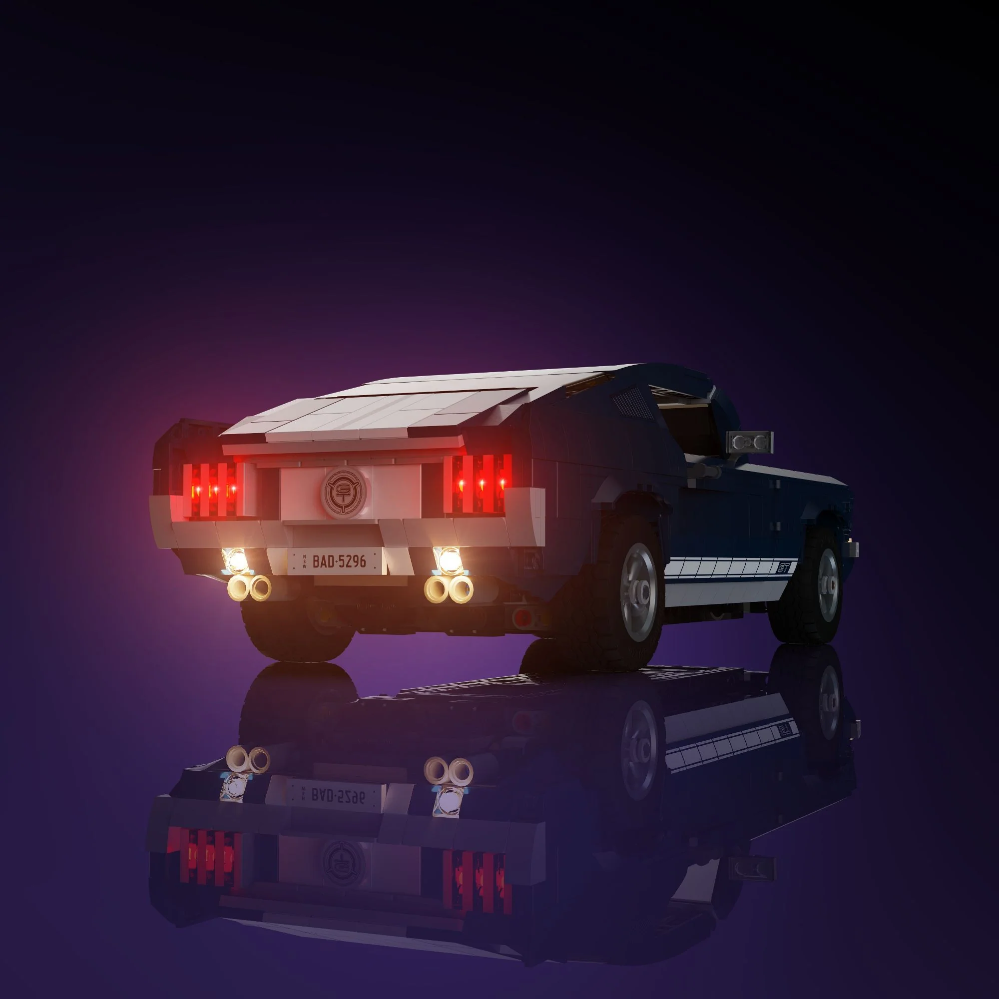 Light Kit for LEGO® Ford Mustang #10265 - Image 6