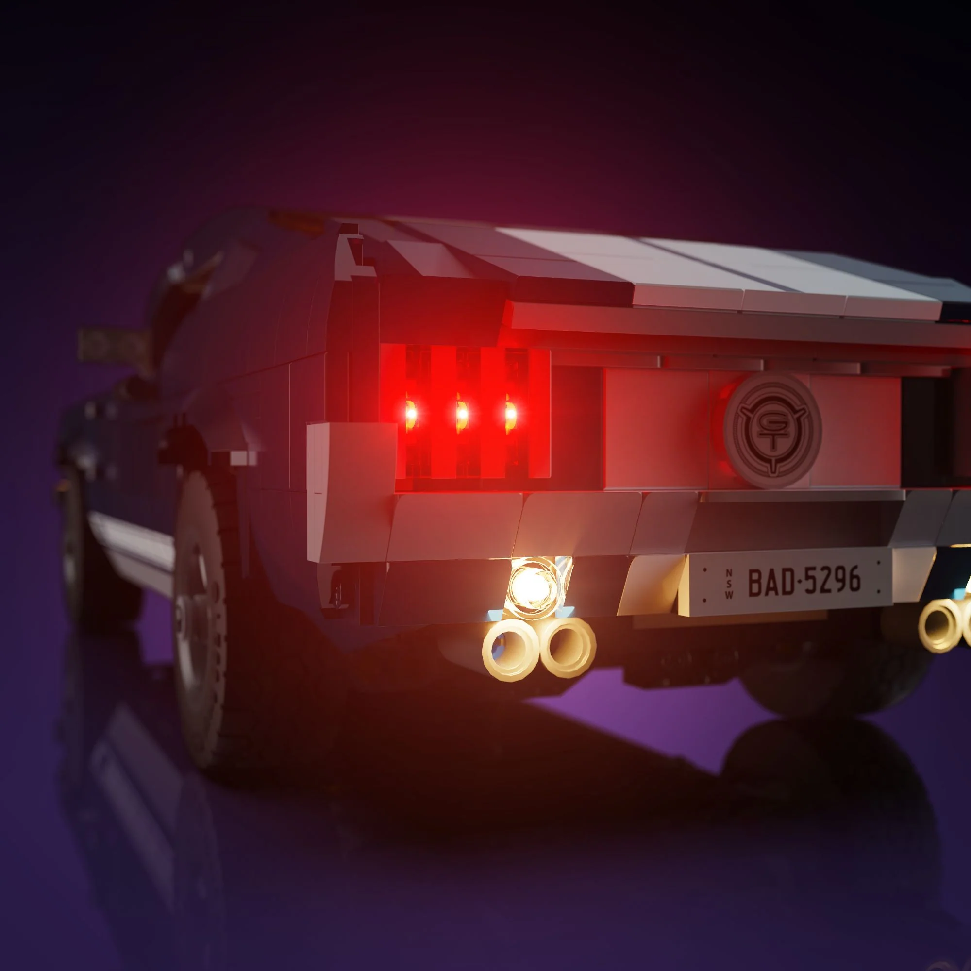 Light Kit for LEGO® Ford Mustang #10265 - Image 9