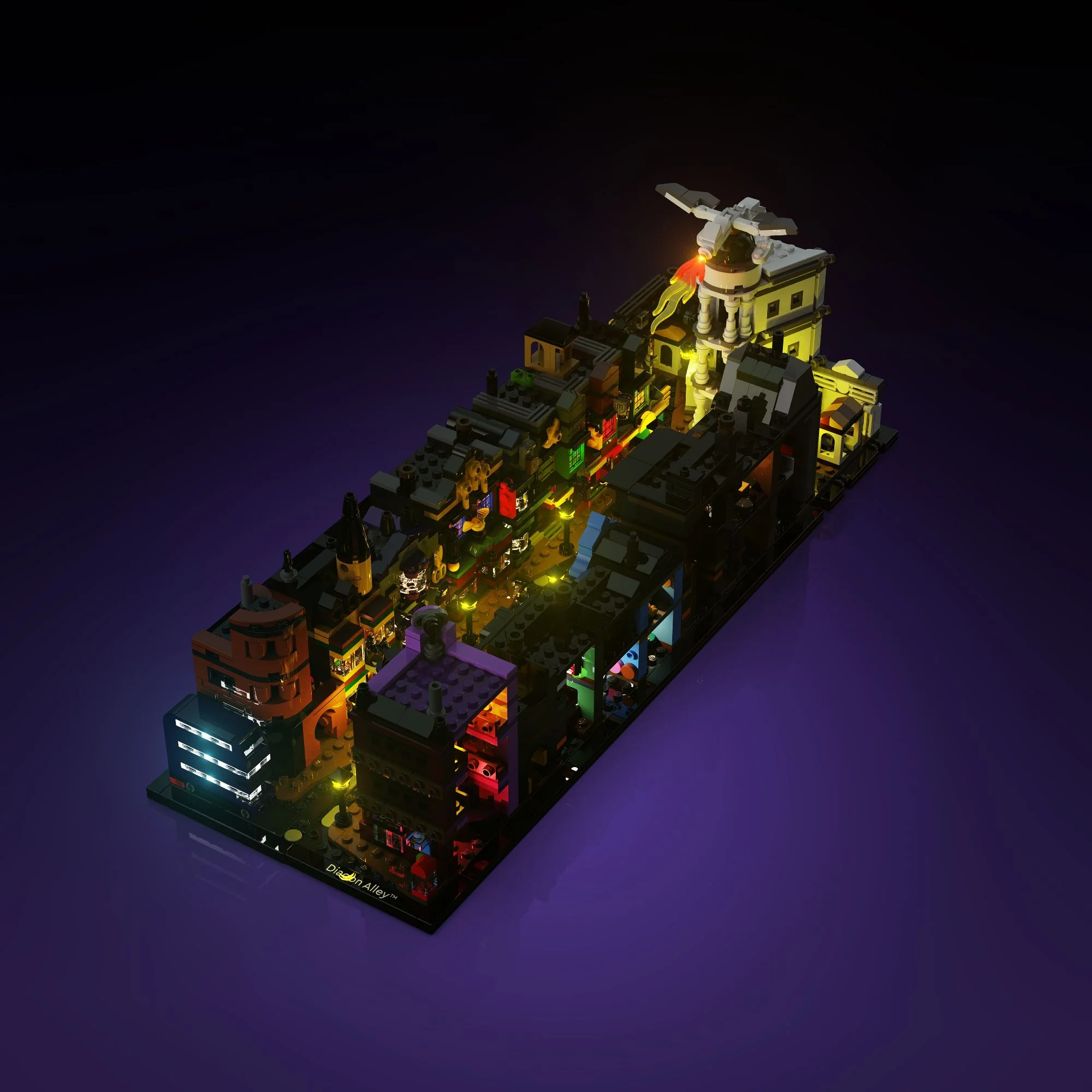Light Kit for LEGO® Harry Potter Diagon Alley Wizarding Shops #76444 - Image 12
