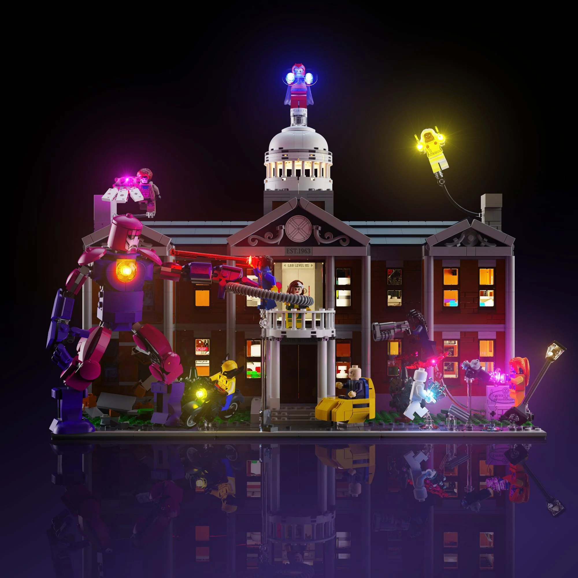 Light Kit for LEGO® Marvel X-Men: The Mansion #76294 - Image 3
