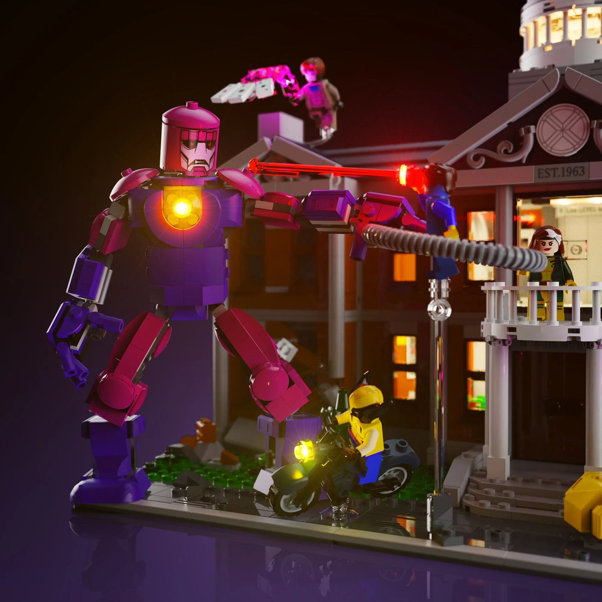 Light Kit for LEGO® Marvel X-Men: The Mansion #76294 - Image 5