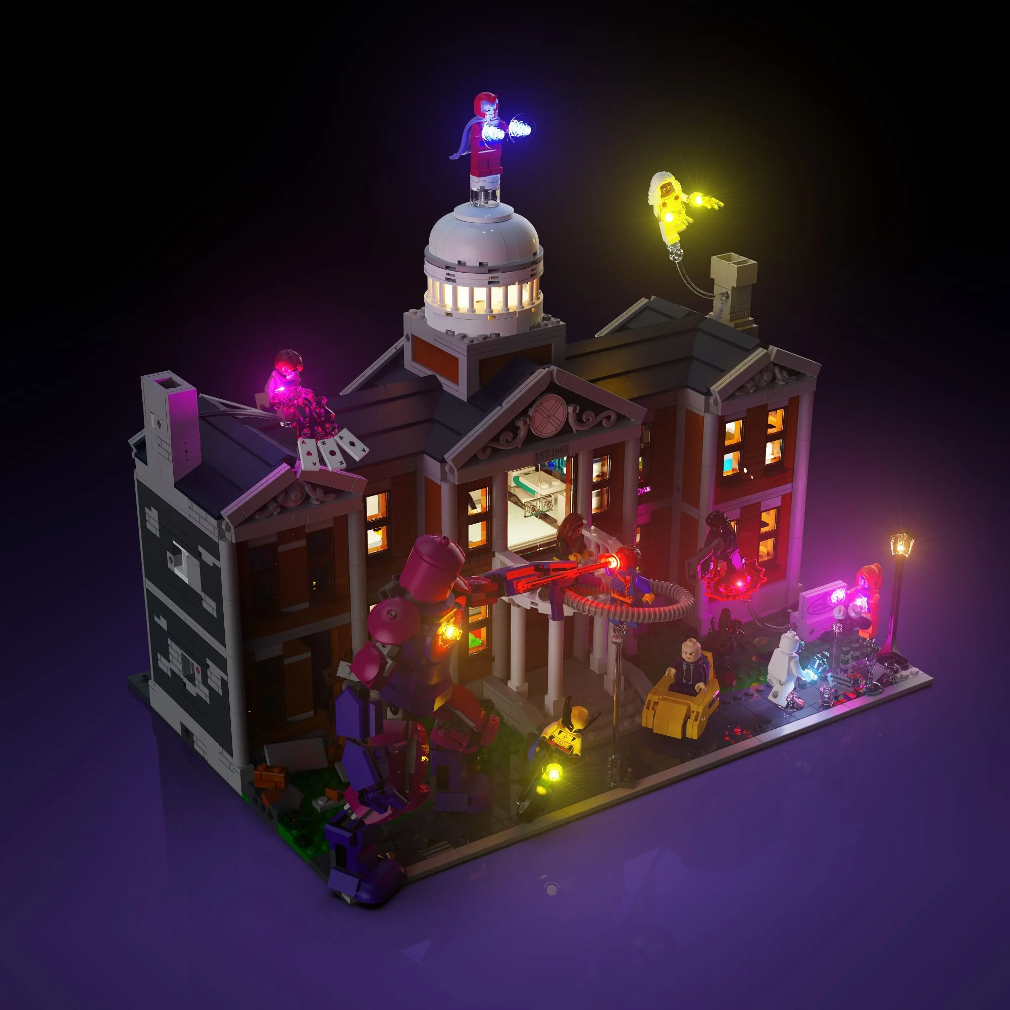 Light Kit for LEGO® Marvel X-Men: The Mansion #76294 - Image 6