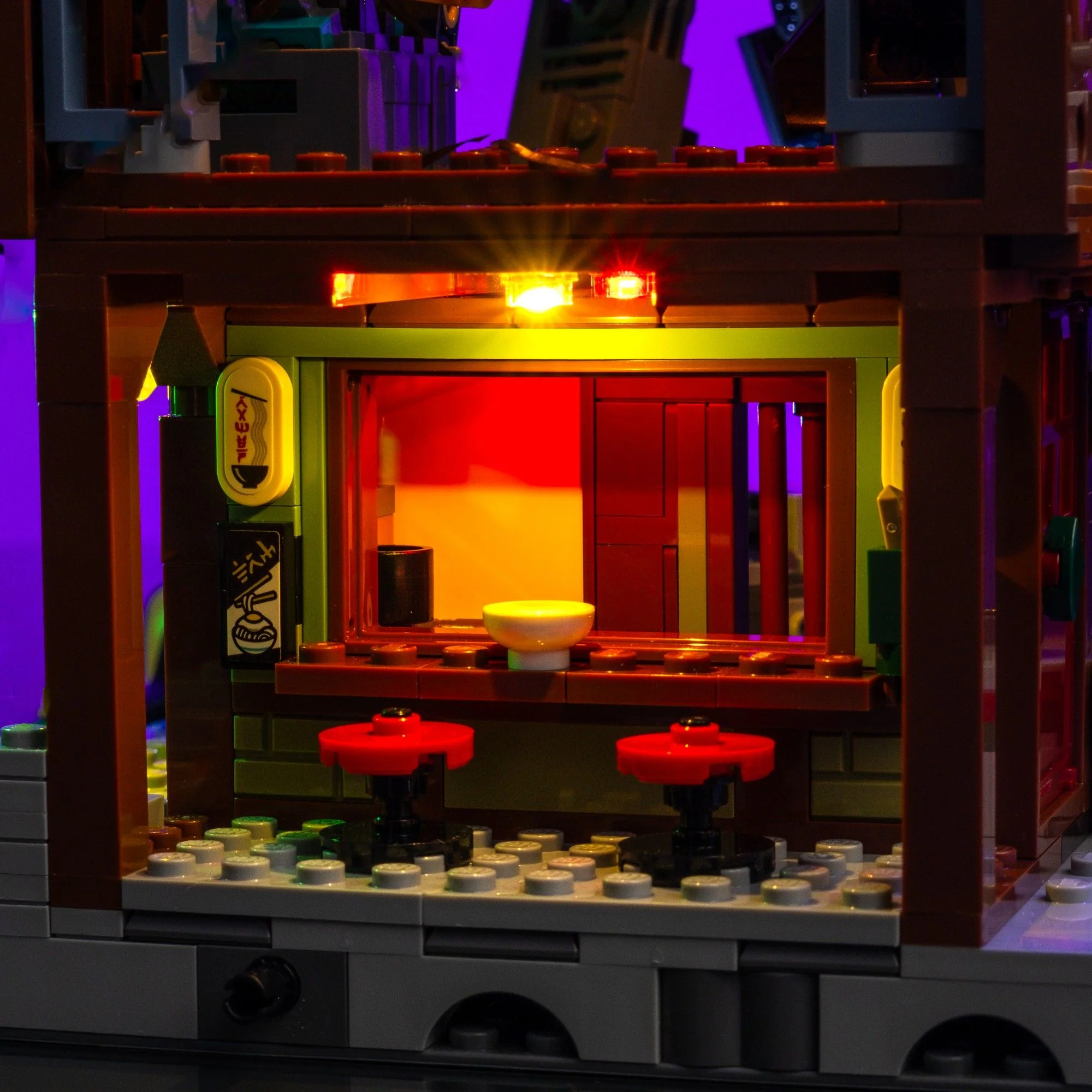 Light Kit for LEGO® NINJAGO City Workshops #71837 - Image 9