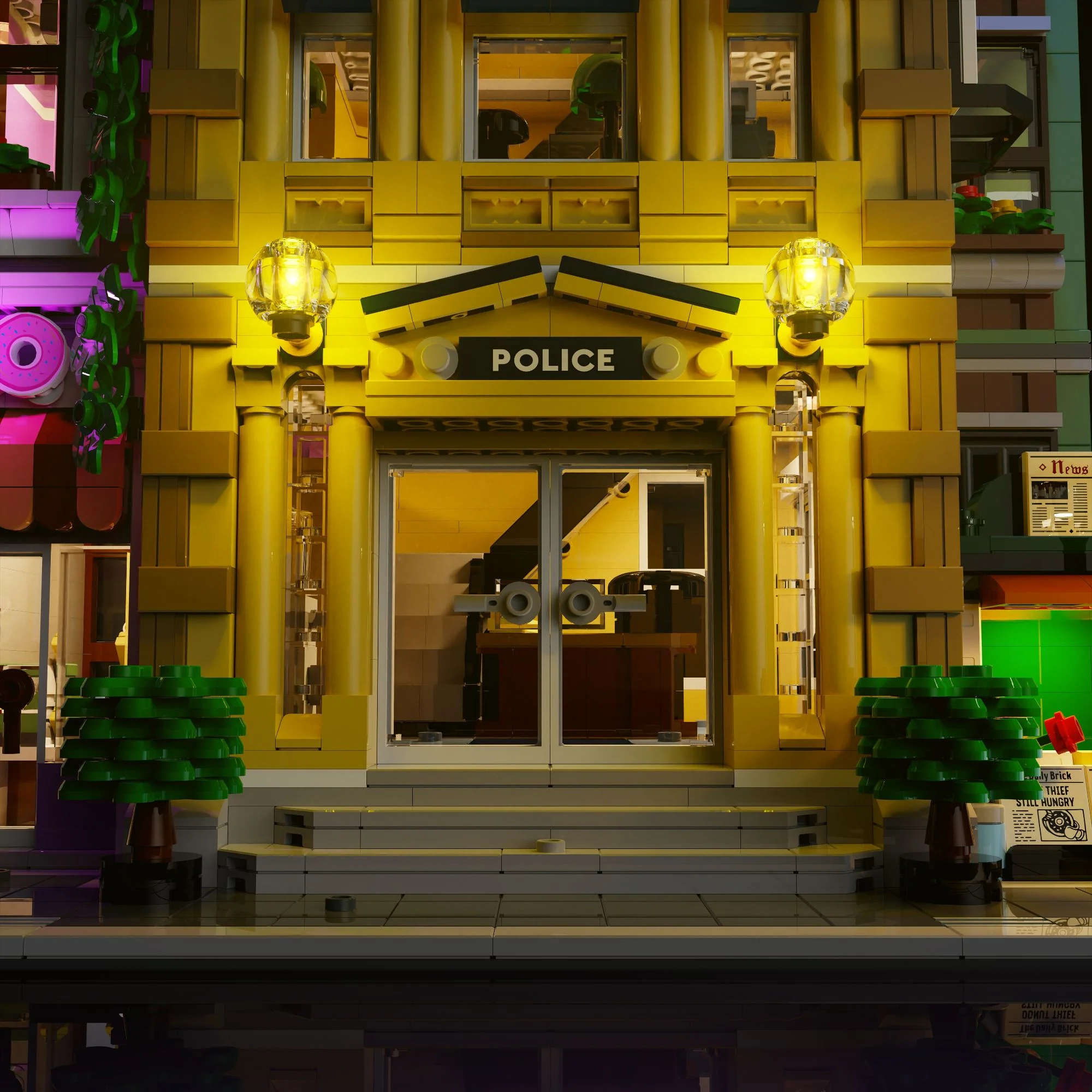 Light Kit for LEGO® Police Station #10278 - Image 7
