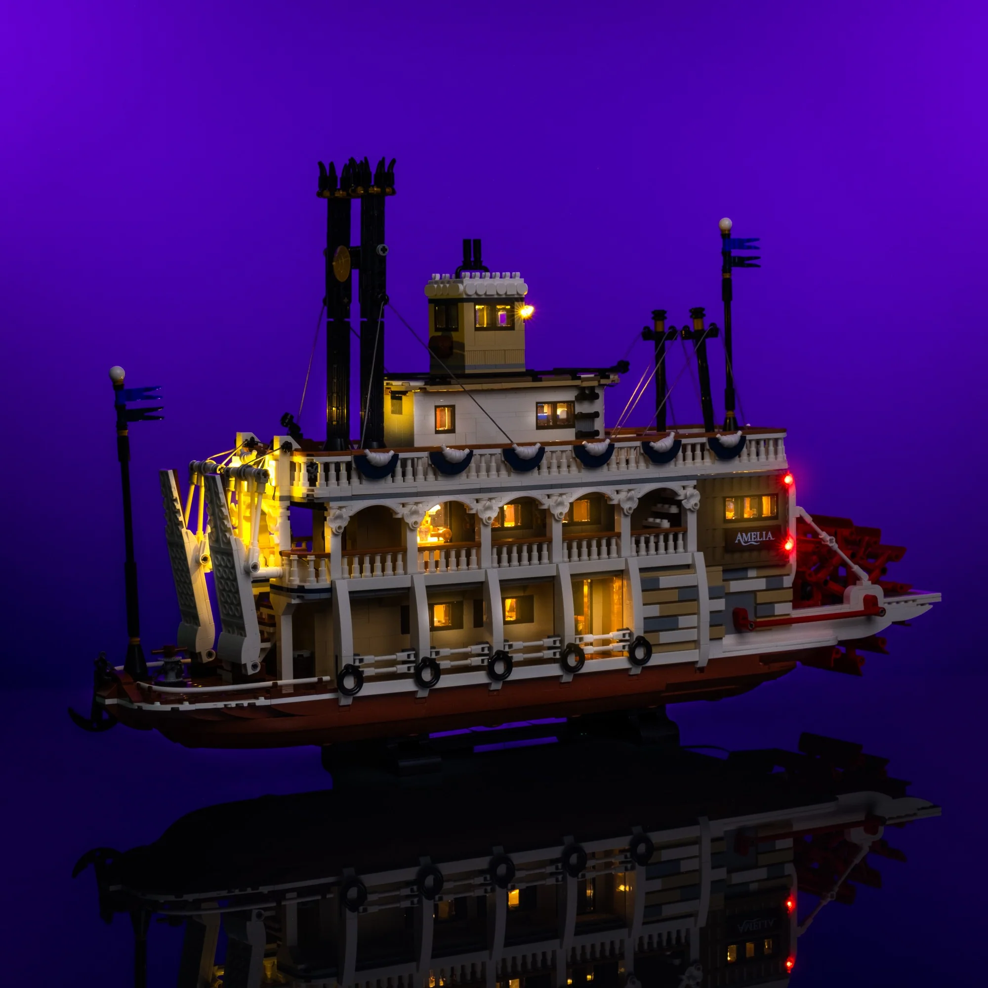 Light Kit for LEGO® River Steamboat #21356 - Image 6