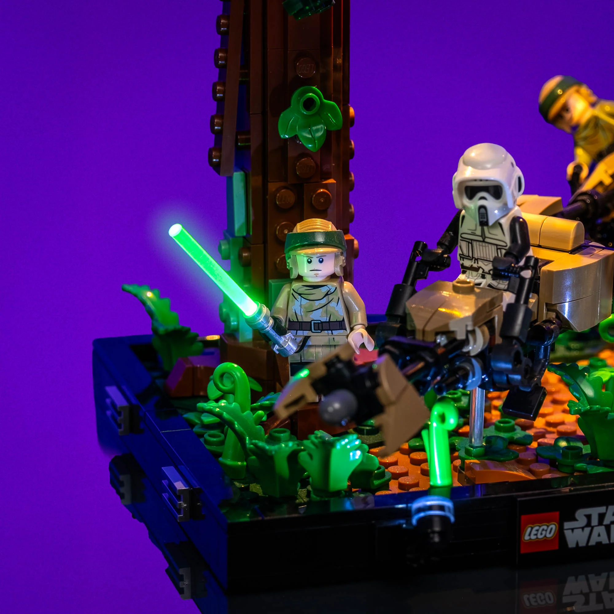 Light Kit for LEGO® Star Wars Endor Speeder Chase Diorama #75353 - Image 4