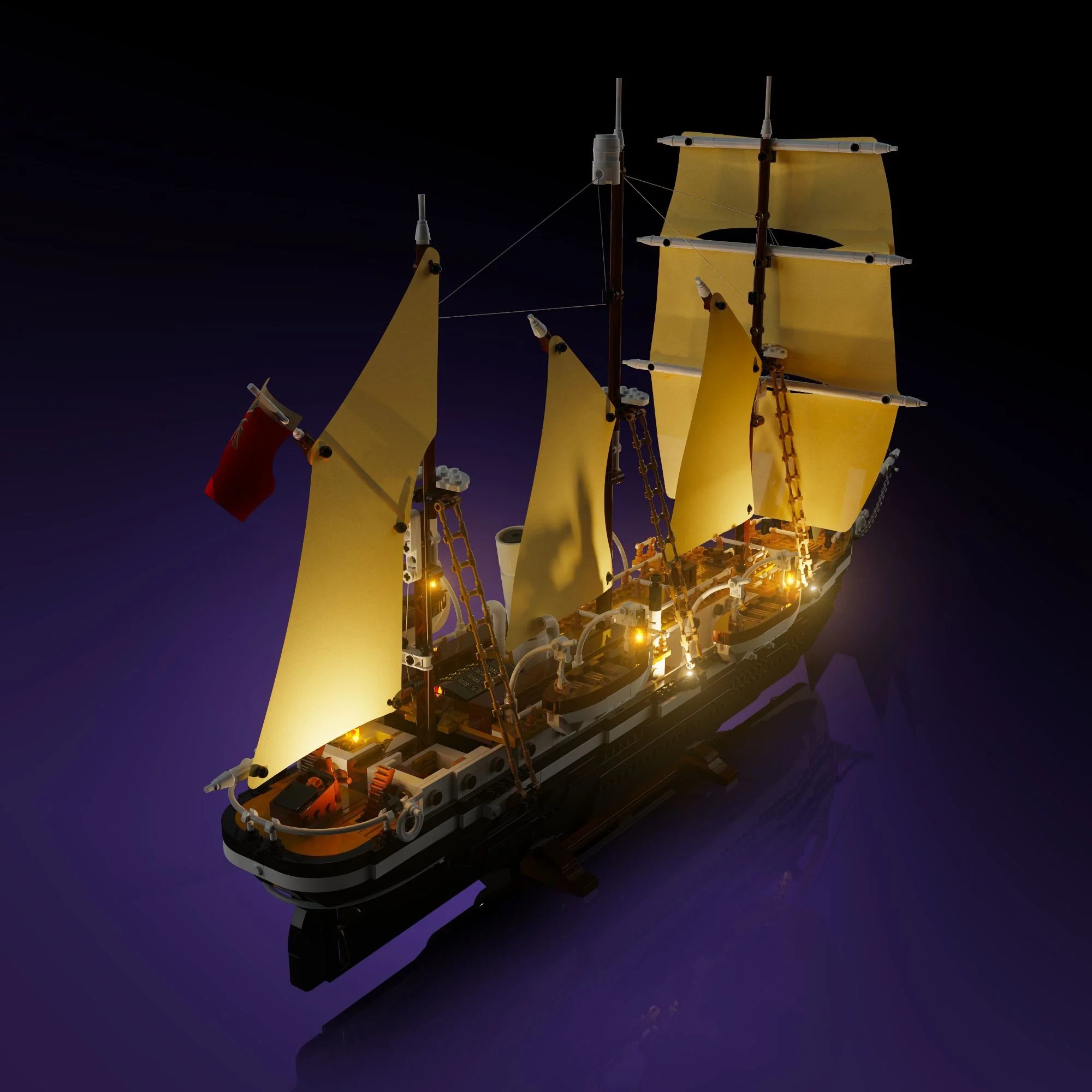 Light Kit for LEGO® The Endurance #10335 - Image 7