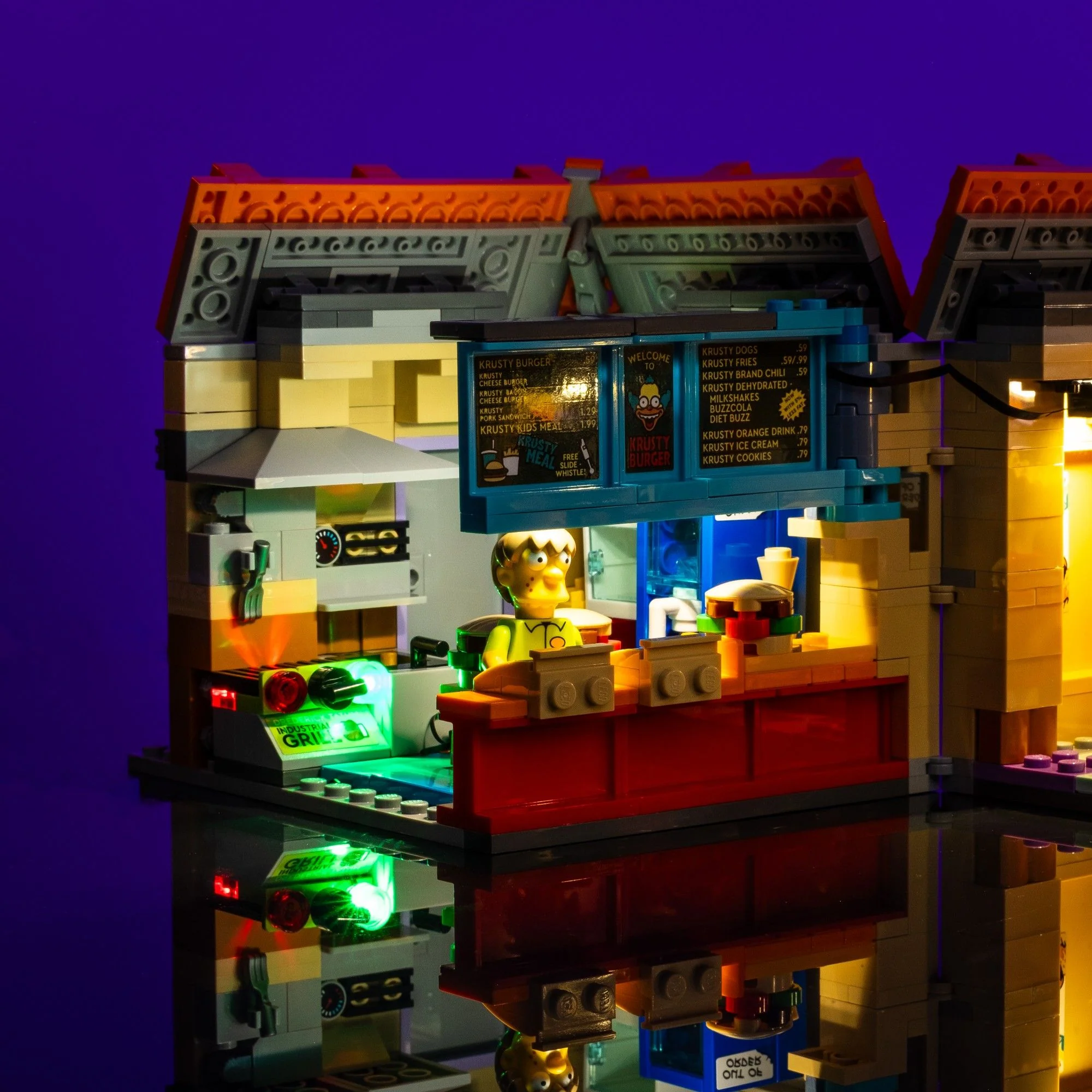 Light Kit for LEGO® The Simpsons™: Krusty Burger #10352 - Image 12