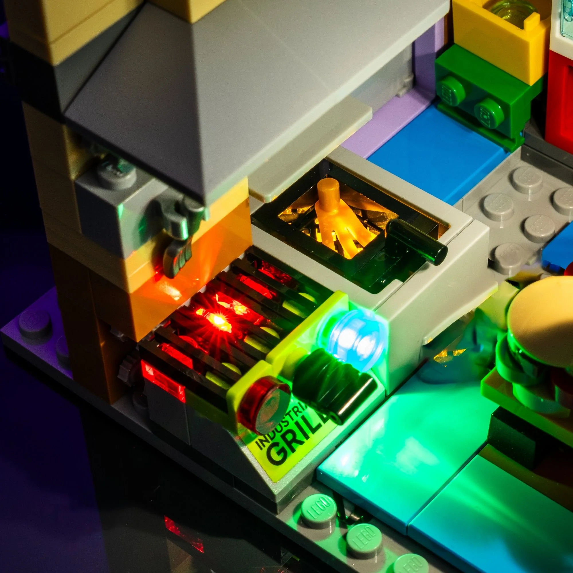 Light Kit for LEGO® The Simpsons™: Krusty Burger #10352 - Image 6